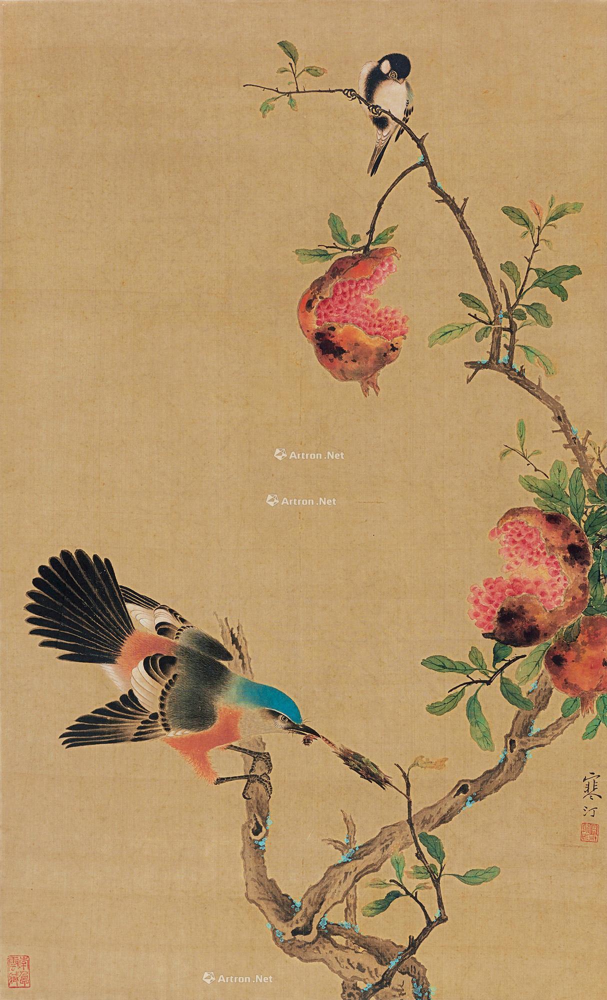 石榴双翠-吴风盛祺专场(上)-雅昌拍卖