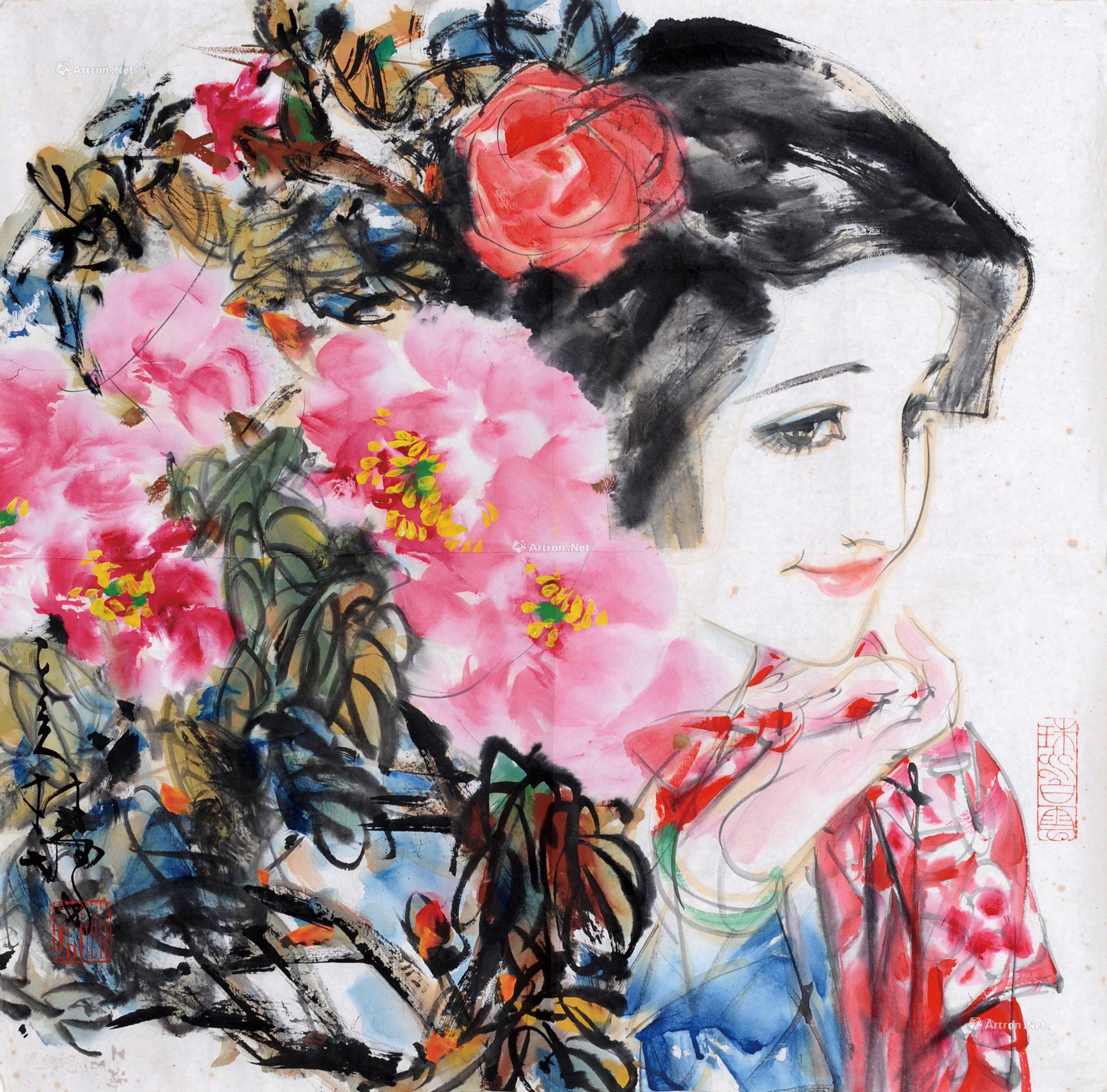 仕女图-大观——近现代名家书画-雅昌拍卖