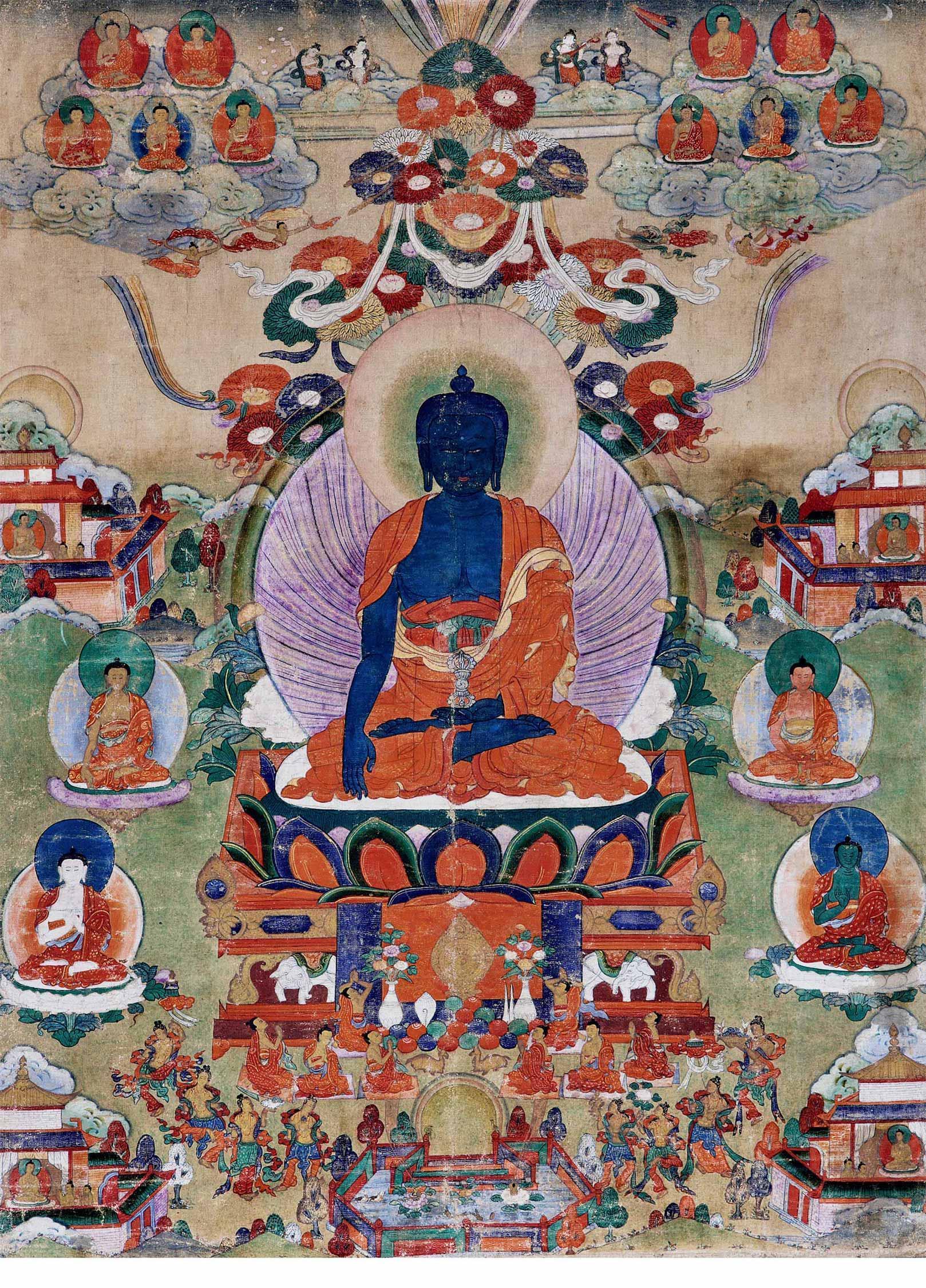 *0940 18世纪作 不动佛唐卡