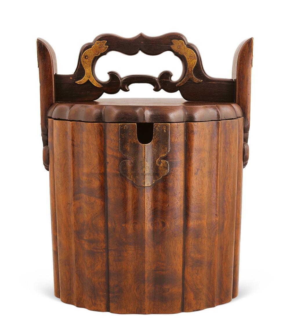 3373明末清初黄花梨茶壶桶