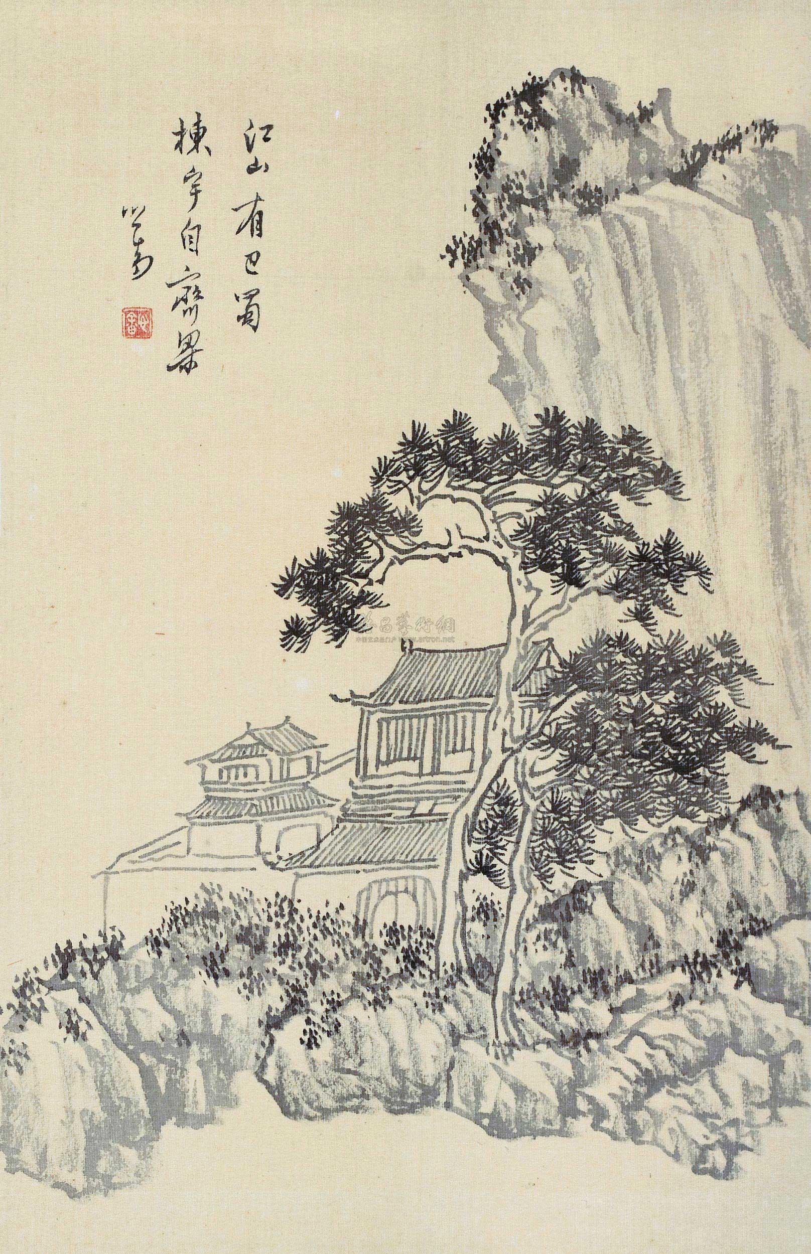 秋山楼阁-中国书画(五)-雅昌拍卖