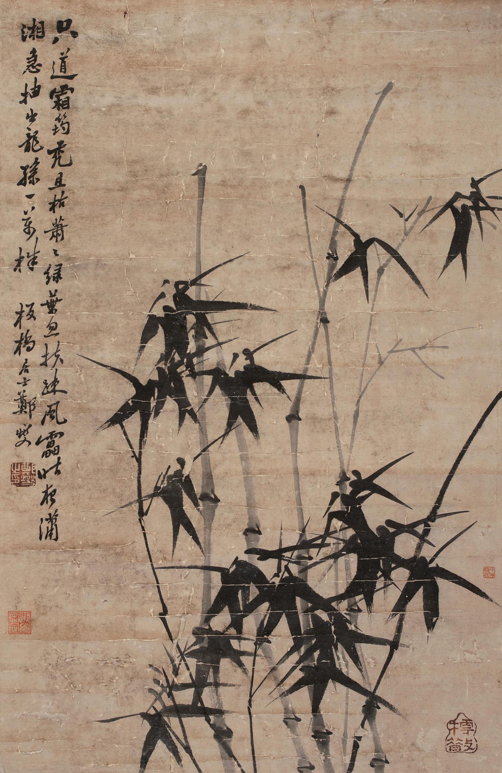 *1512 墨竹图 立轴 纸本