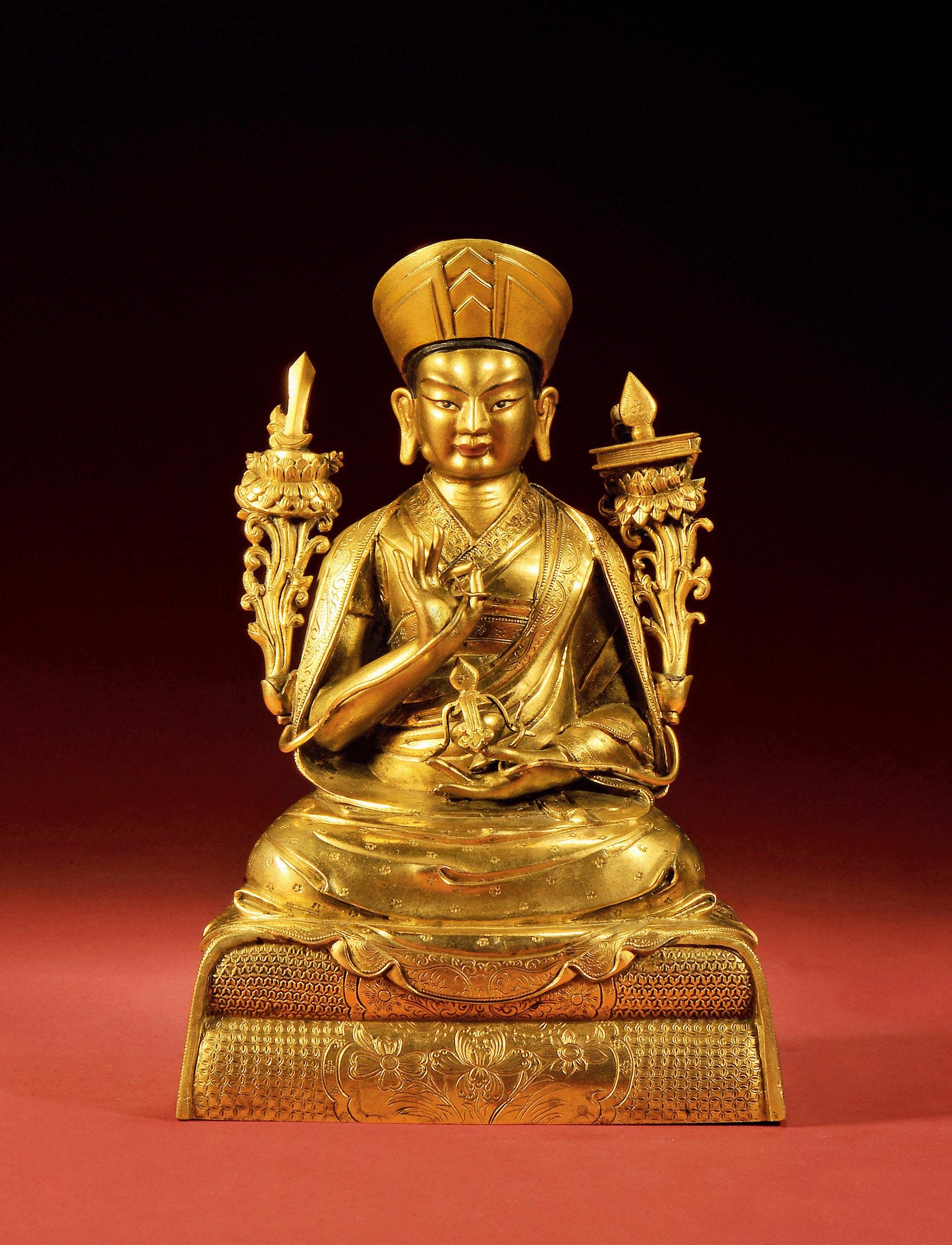 铜鎏金三世章嘉像-盛世佛缘—金铜佛造像精品-雅昌拍卖