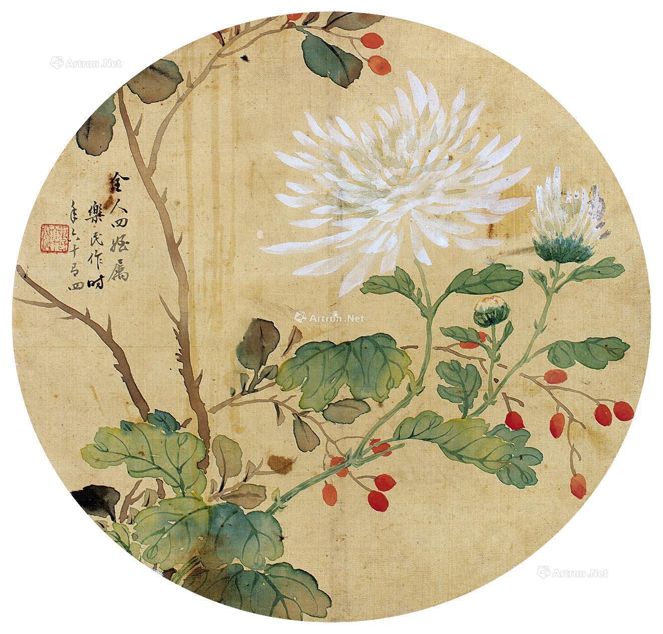 天竺白菊-中国古代书画-雅昌拍卖