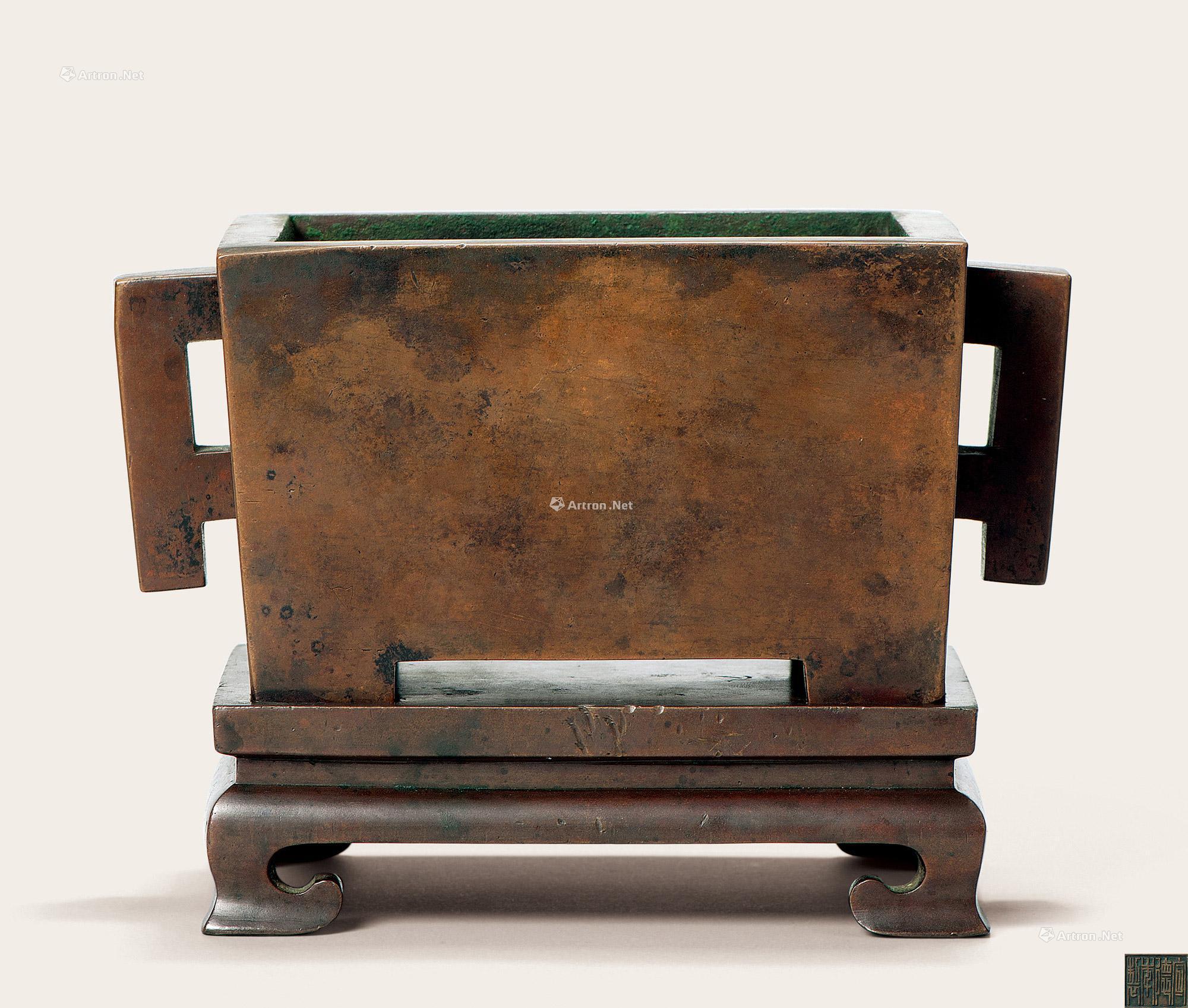"宣德年制"铭马槽炉-案上云烟——文房雅玩-雅昌拍卖