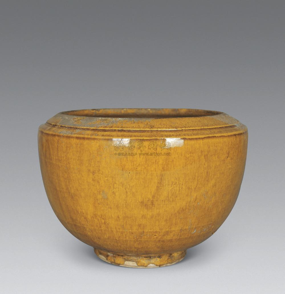 黄釉钵-瓷器-雅昌拍卖