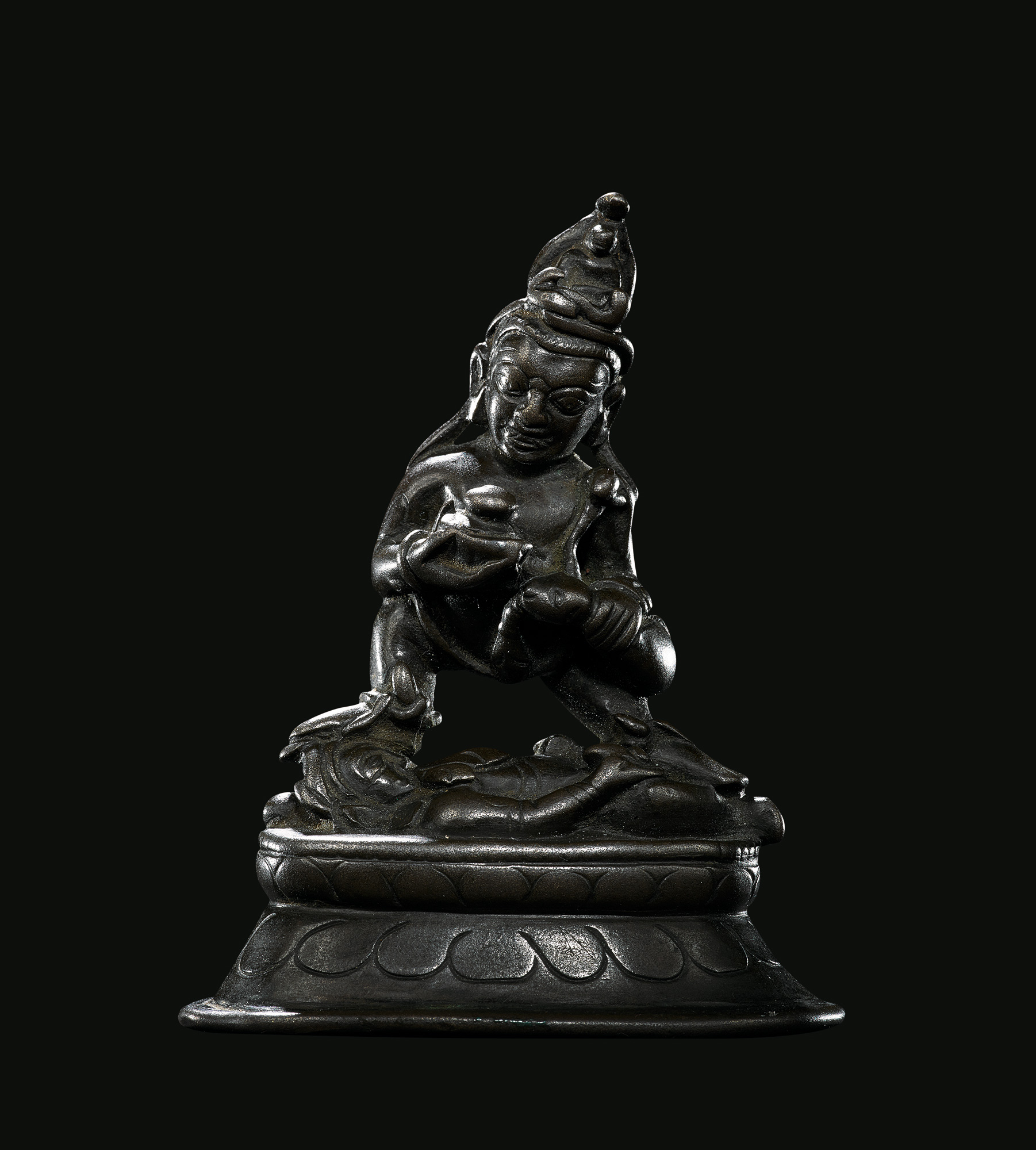 合金铜黑财神-心赏·赏心—私人藏佛教艺术精粹-雅昌拍卖