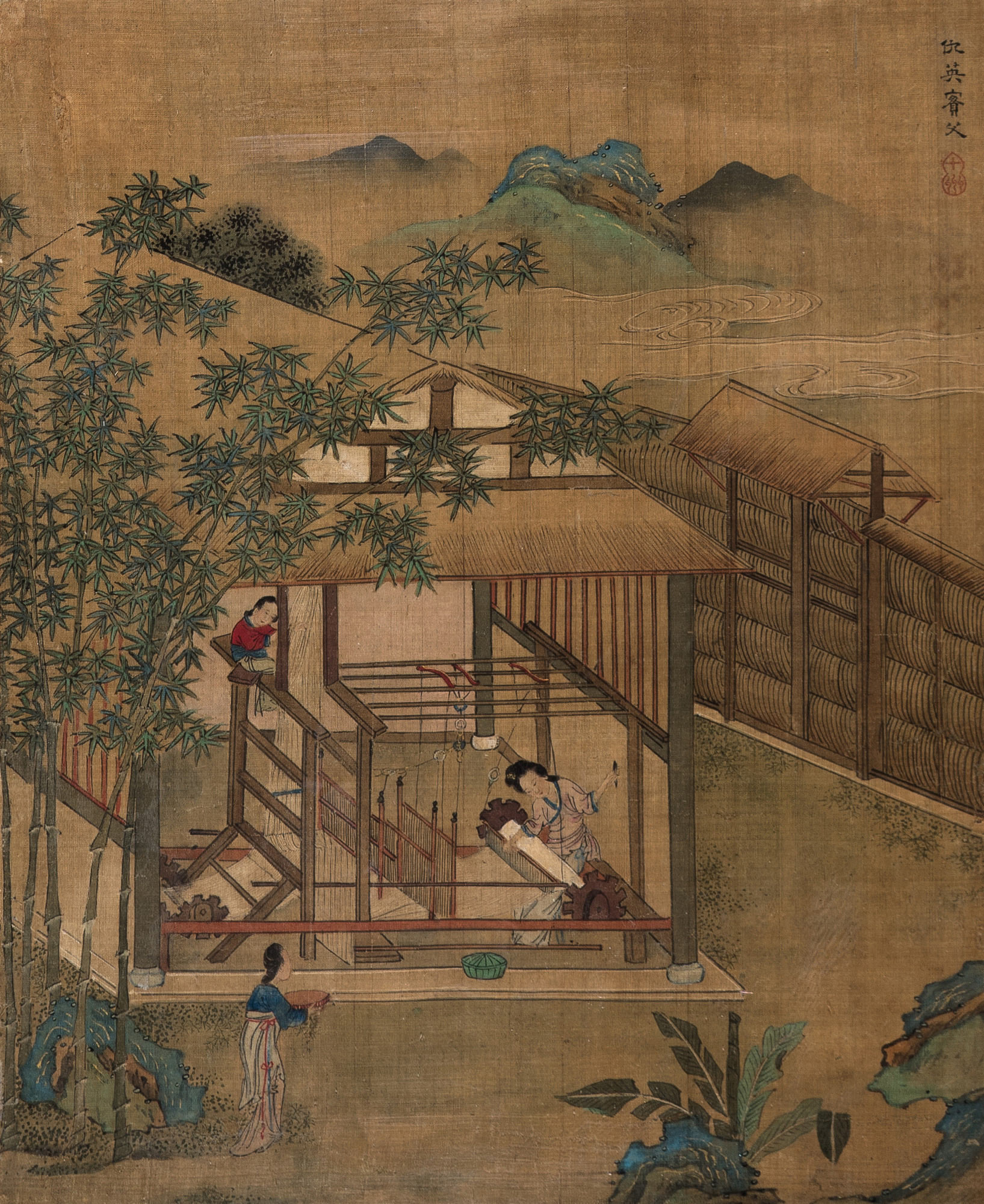 纺织图-中国古代书画(一)-雅昌拍卖