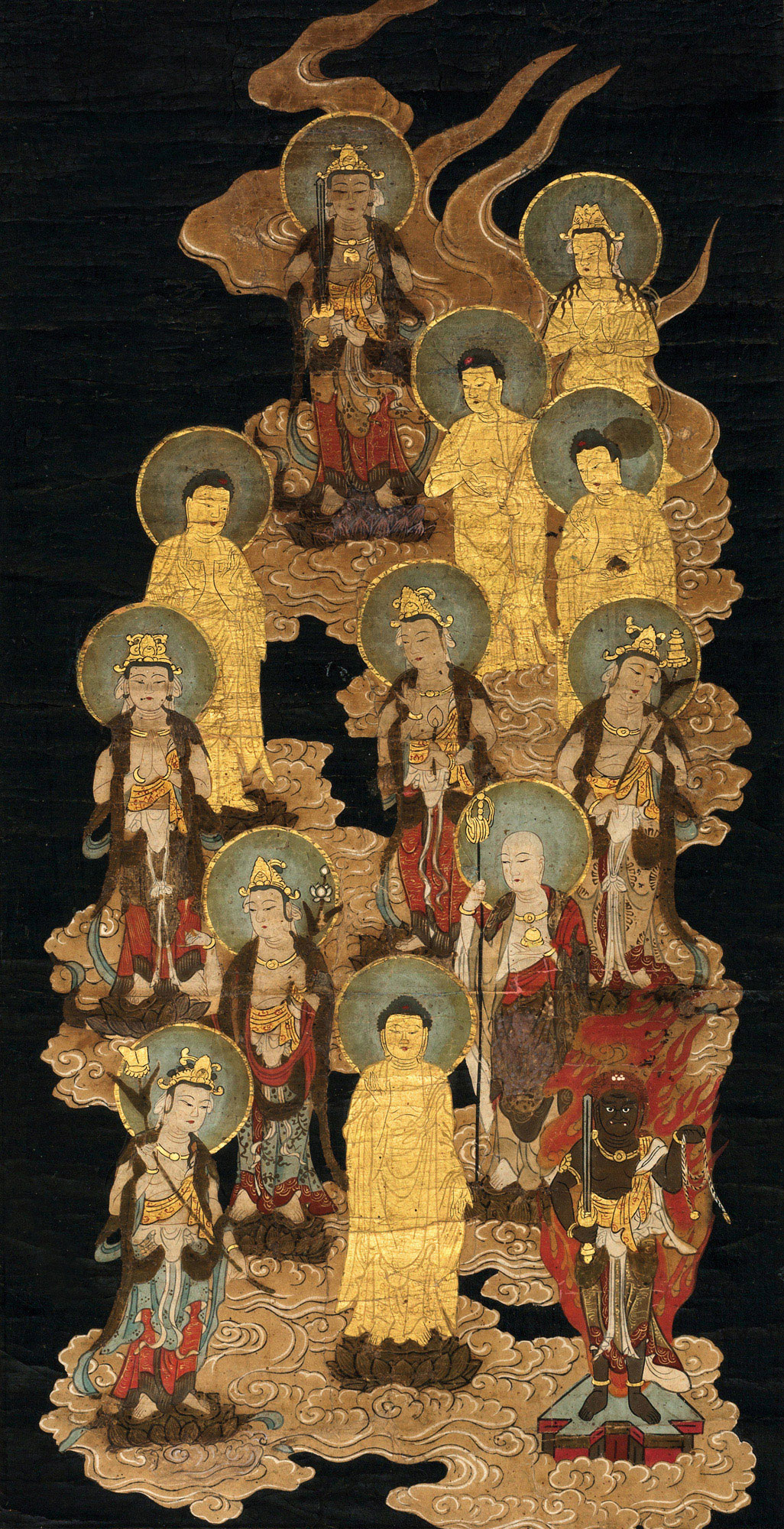 1264释迦牟尼说法图立轴纸本