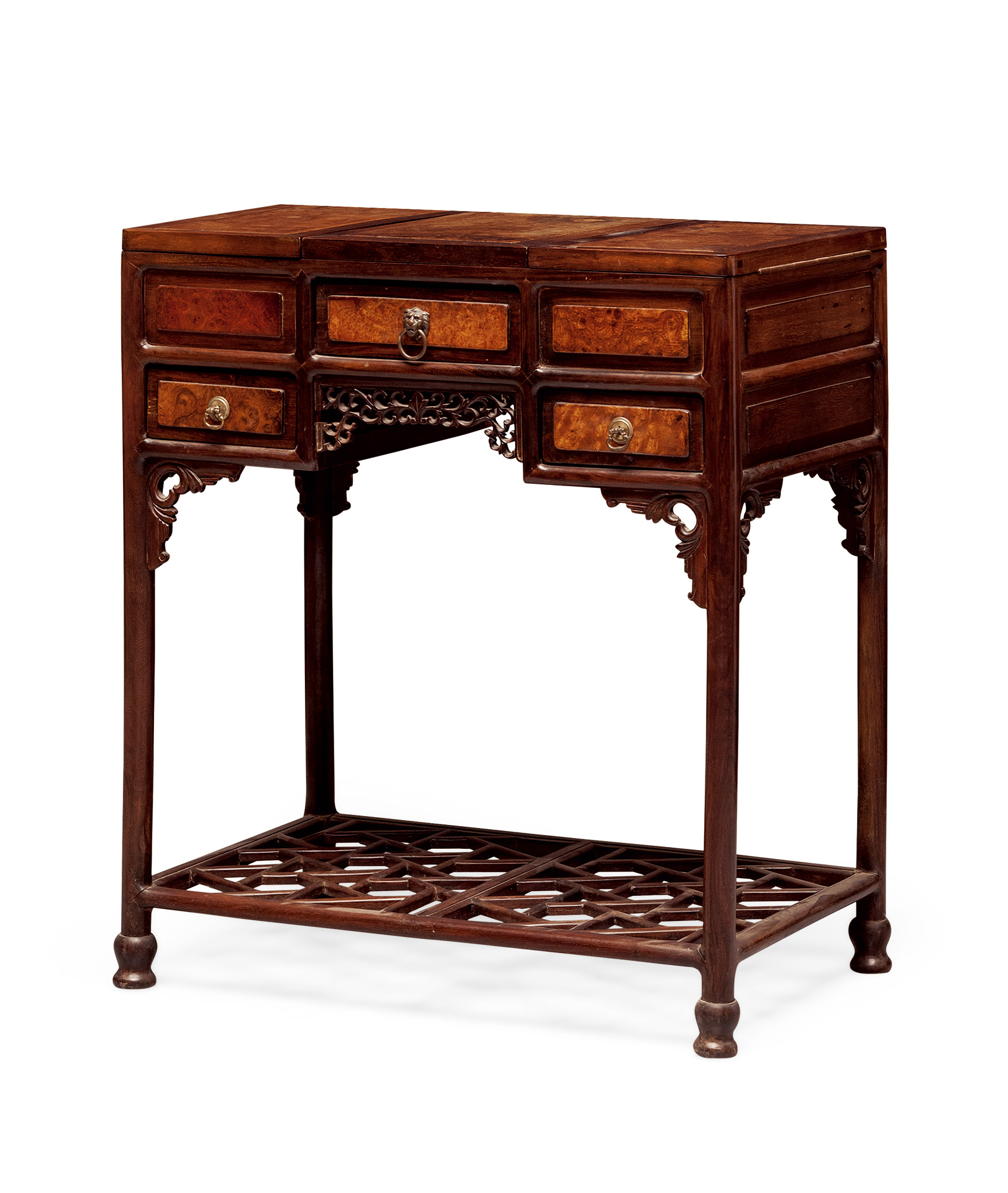 红木梳妆台-清隽明朗——明清古典家具精品-雅昌拍卖
