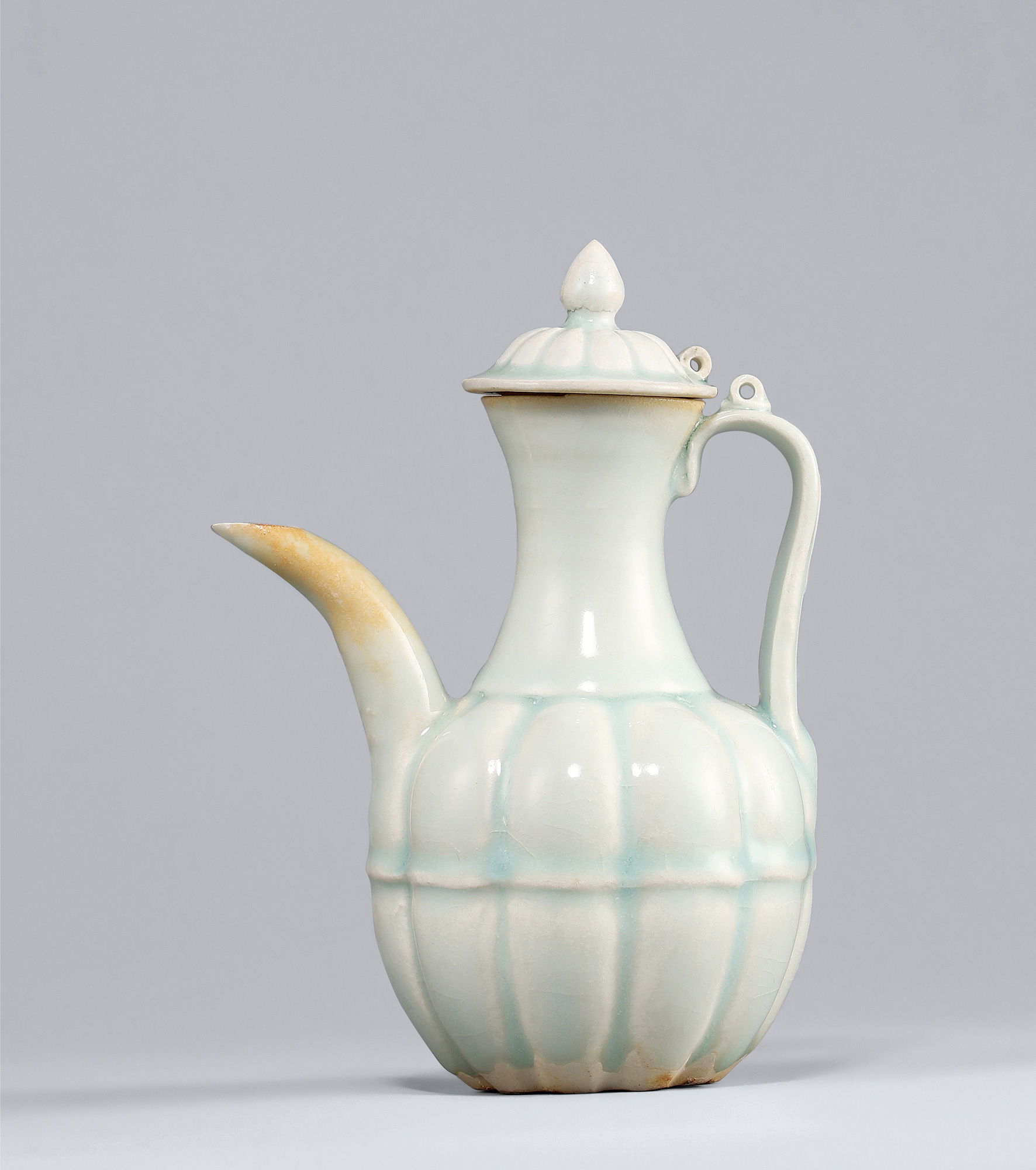 青白釉瓜棱形执壶-搏泥幻化—中国古代陶瓷-雅昌拍卖