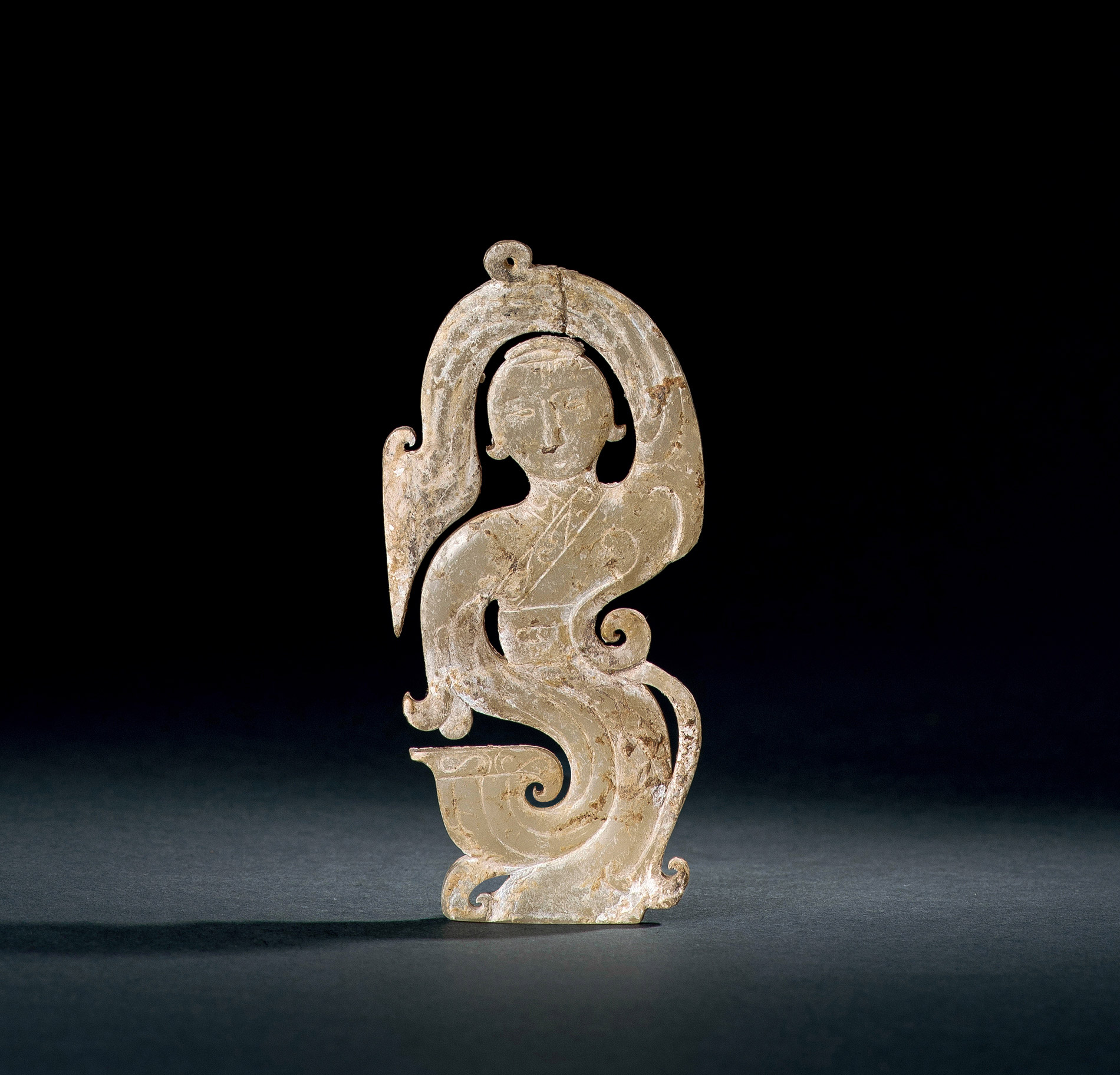 玉舞人-玉质金相—中国古代玉器艺术珍品-雅昌拍卖