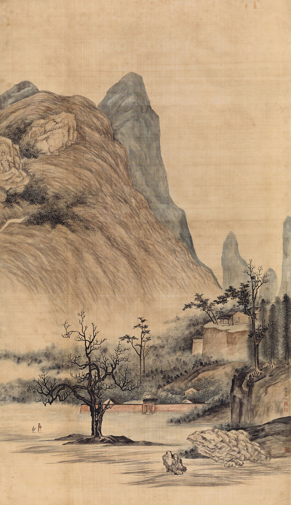 秋山图-蕴雅集——庆华堂藏近现代书画集珍-雅昌拍卖