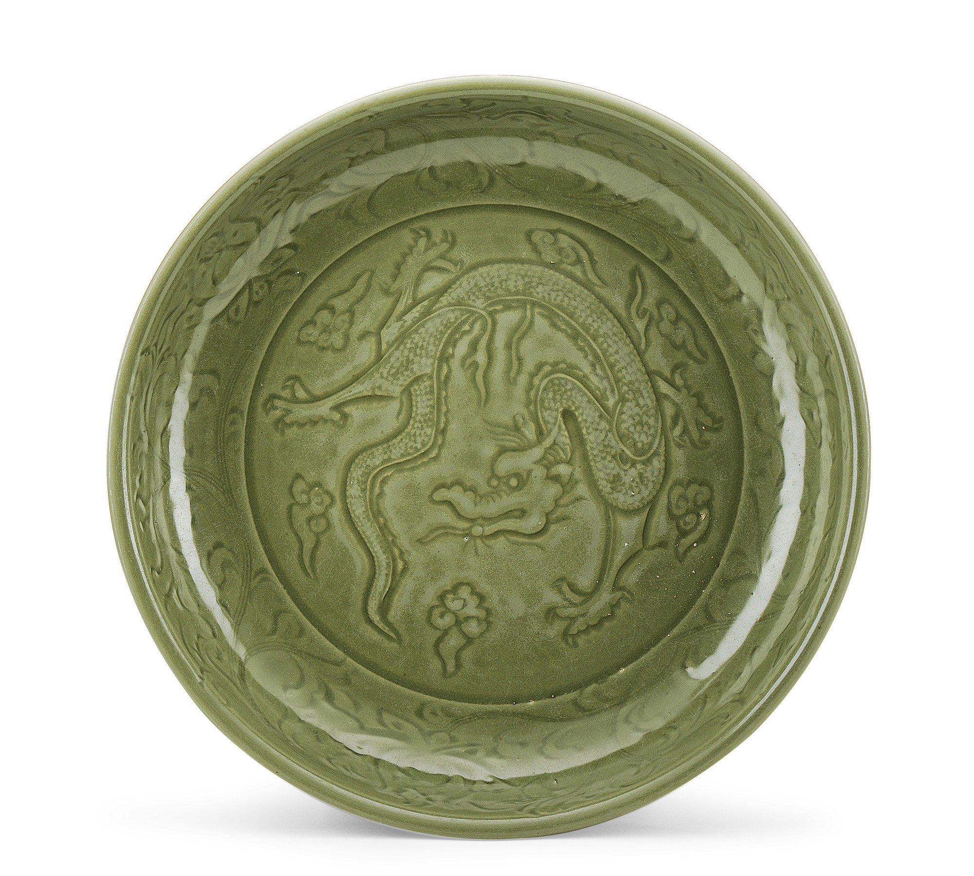 龙泉窑刻龙纹大盘-供御——重要宫廷瓷器玉器珍玩-雅昌拍卖