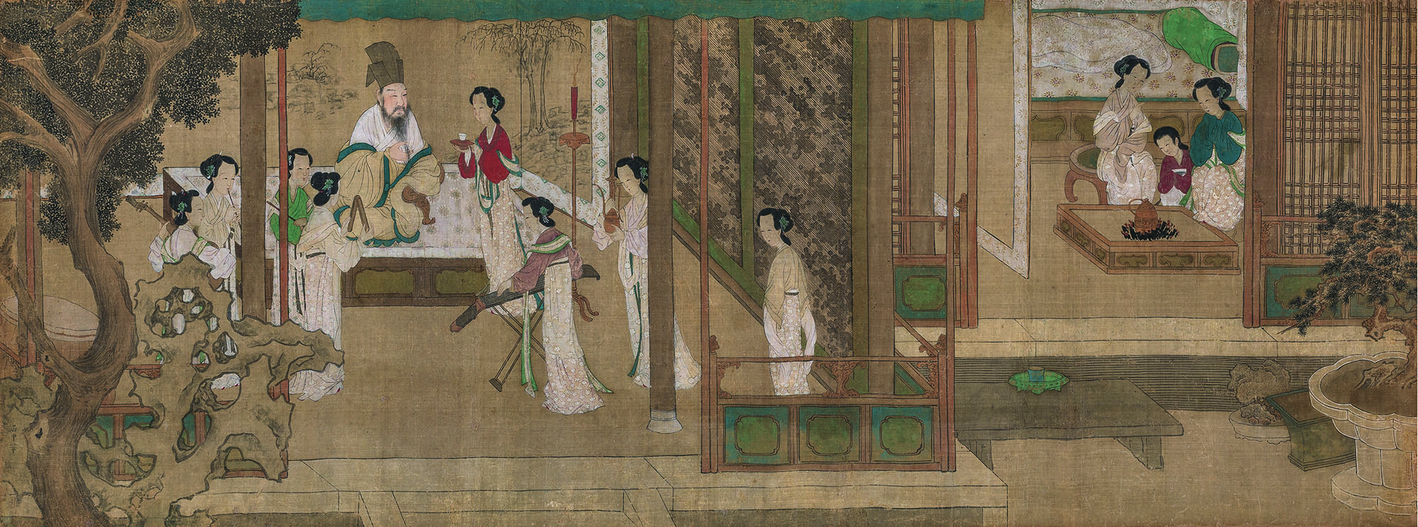 韩熙载夜宴图-古音流凨——中国古代书画(一)-雅昌拍卖