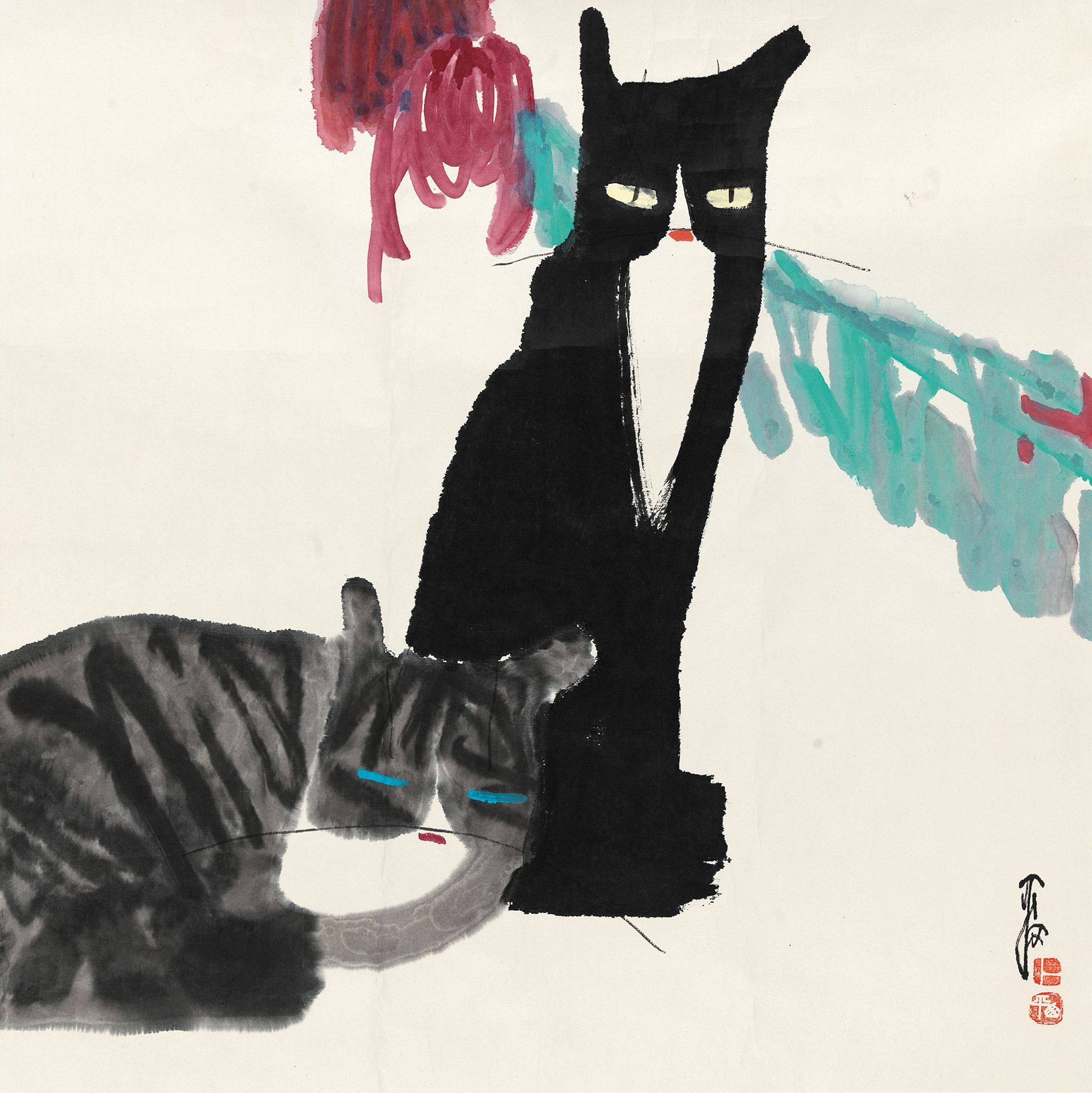 猫-中国当代书画-雅昌拍卖