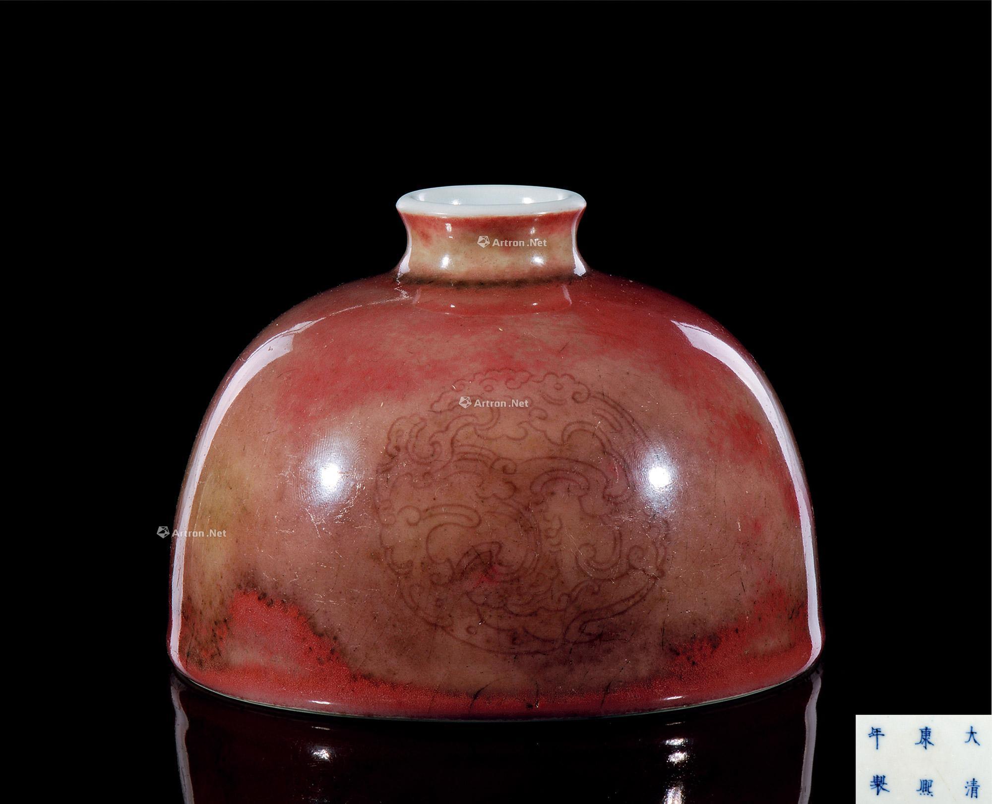 豇豆红釉太白尊-明清瓷器玉器珍玩-雅昌拍卖