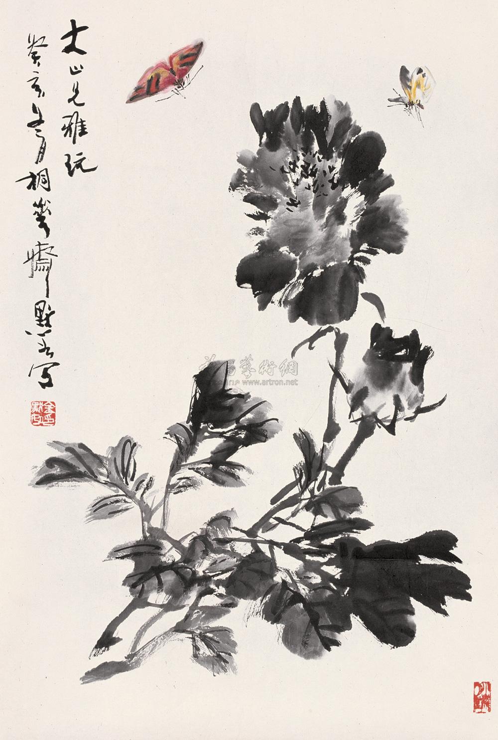 墨牡丹-中国书画(一)-雅昌拍卖