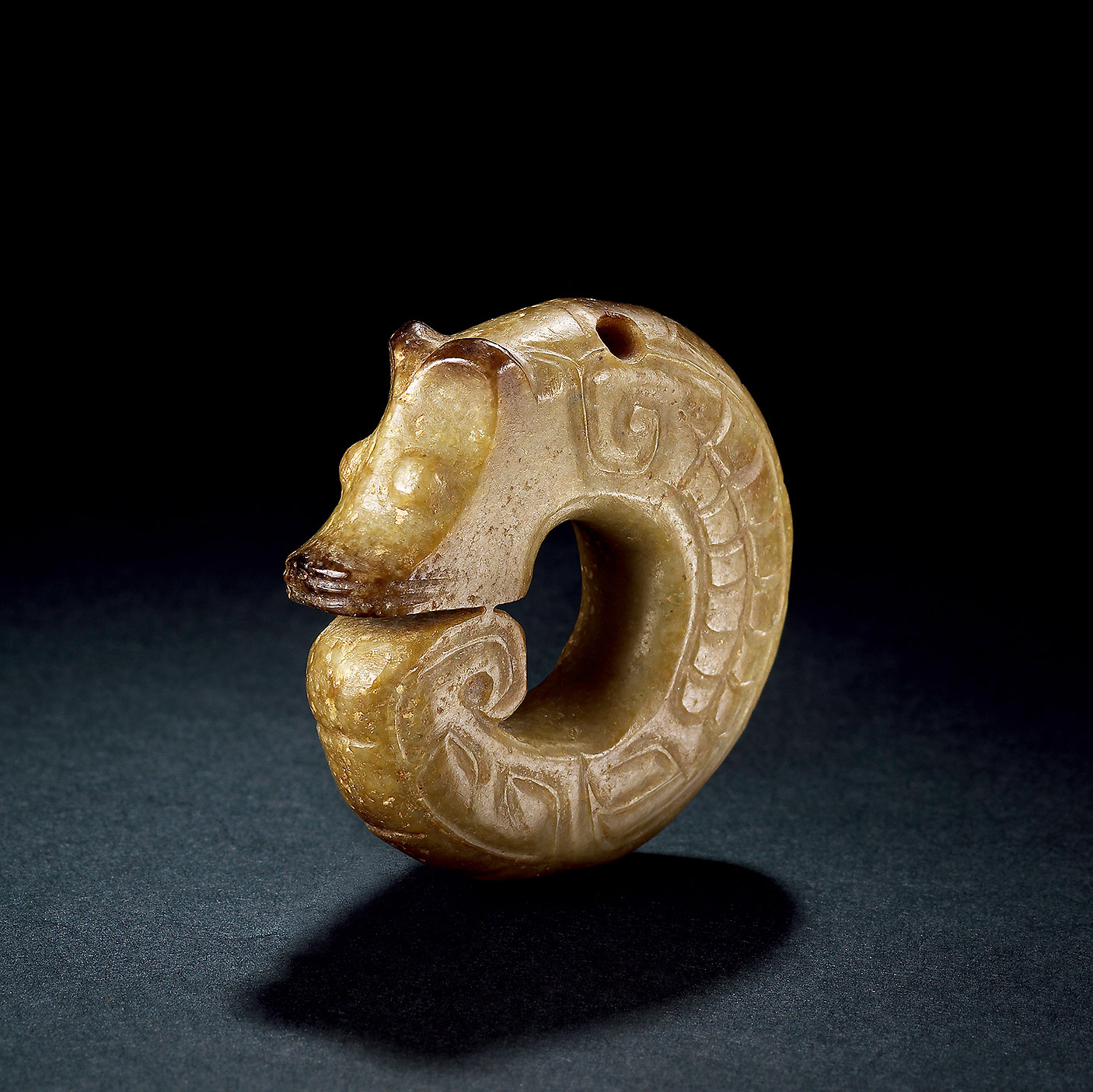 0658西周玉卷尾龙