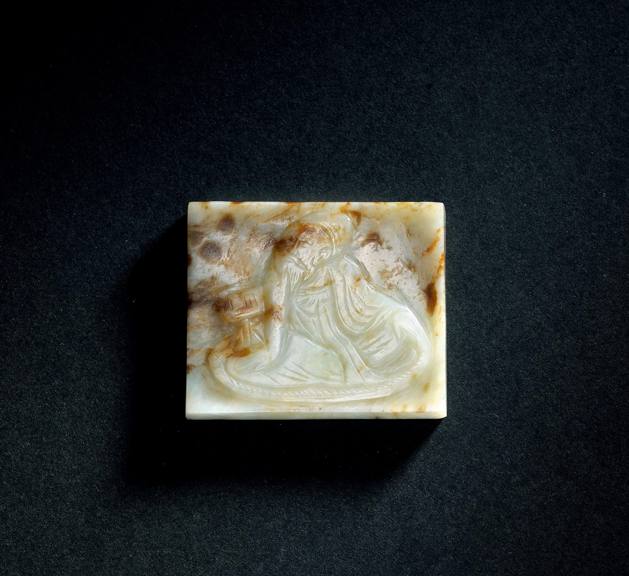 1203宋白玉仙人图带板