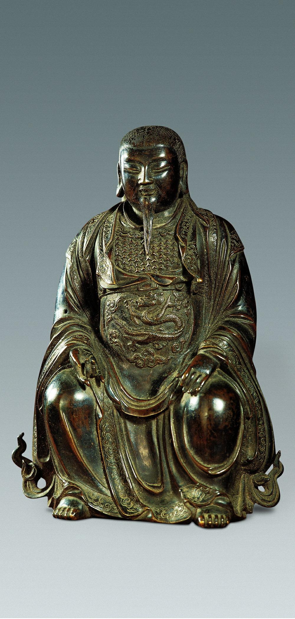 1193明铜真武大帝坐像