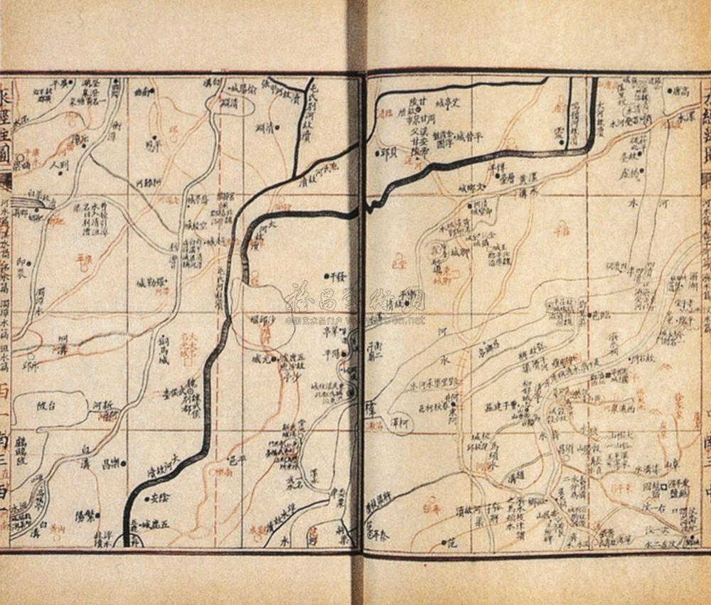 *0510 清光绪 杨守敬编 水经注图
