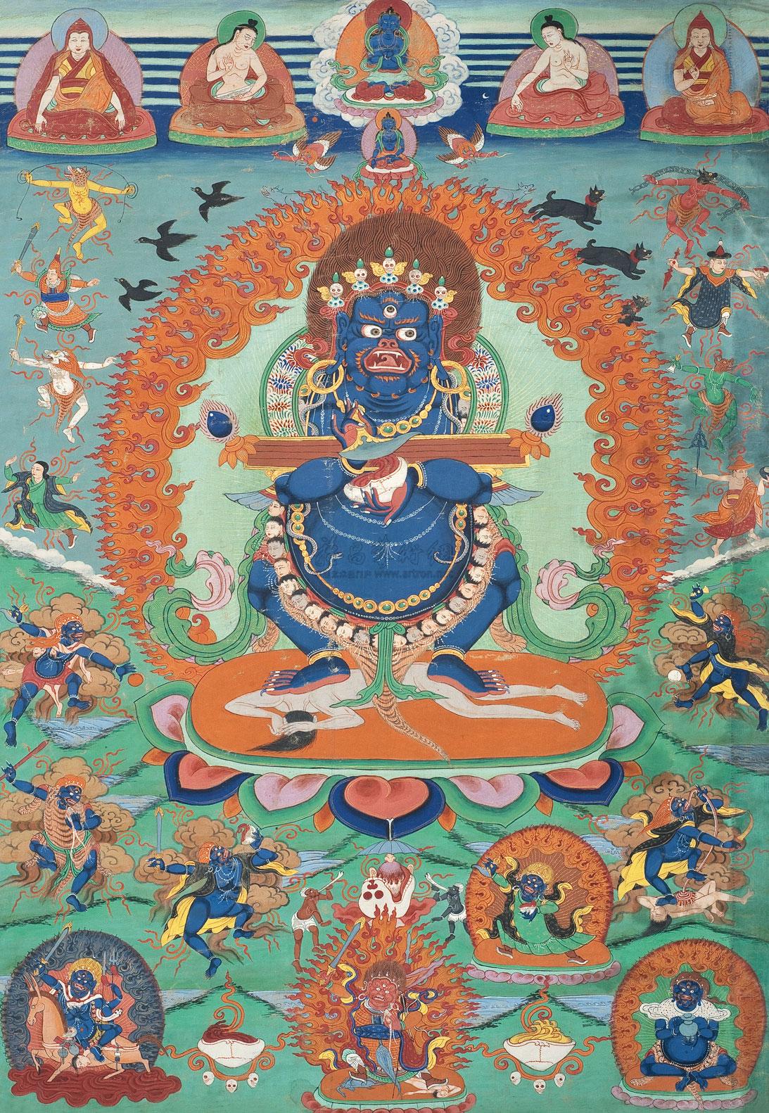 二臂玛哈嘎拉-唐卡专场-雅昌拍卖