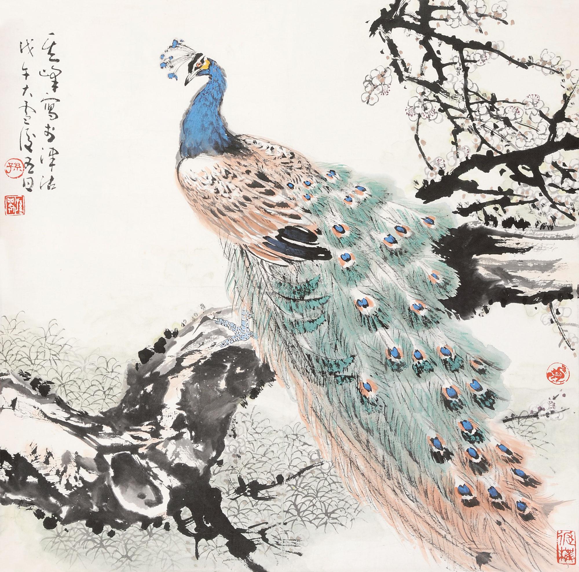 孔雀-当代名家水墨专场-雅昌拍卖