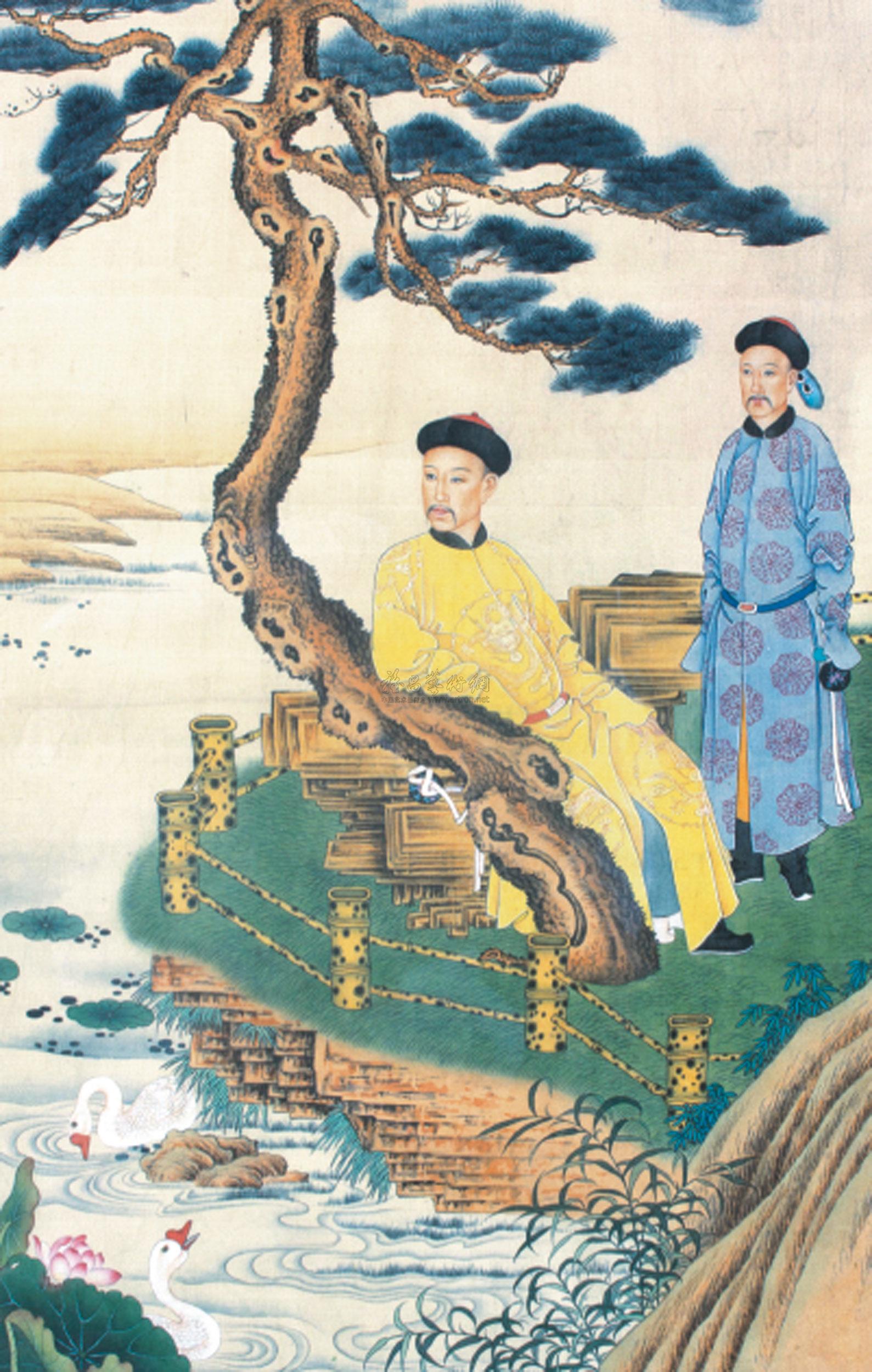 乾隆行乐图-近现代书画专场-雅昌拍卖