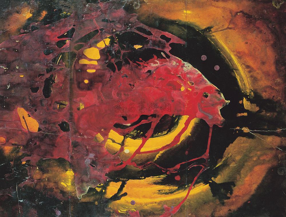 0466 1998年作 无极 布面油画