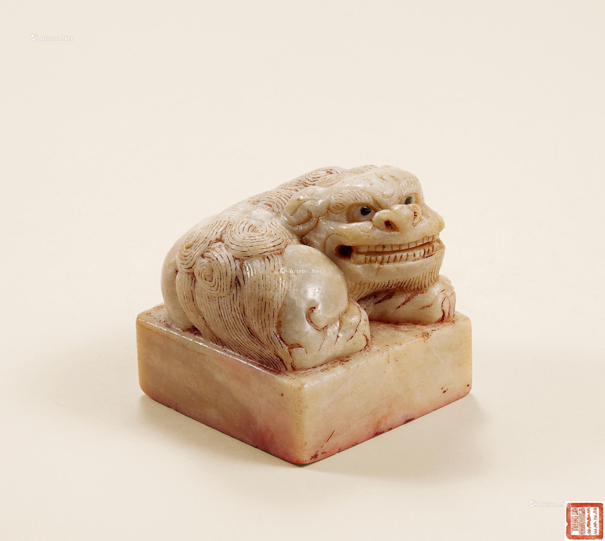 0060 清 白寿山狮钮城隍印