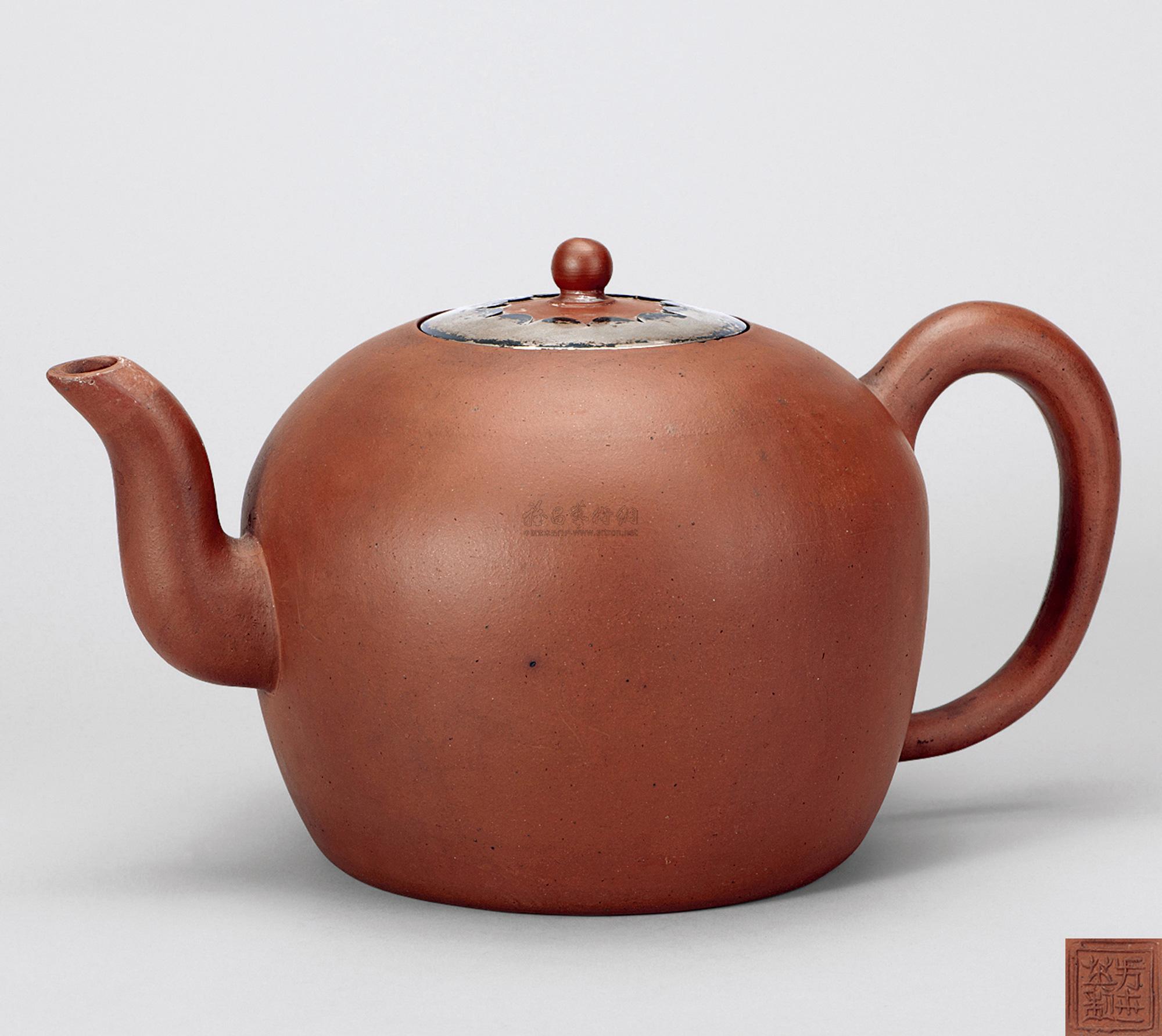 0701清方世英制大圆珠壶