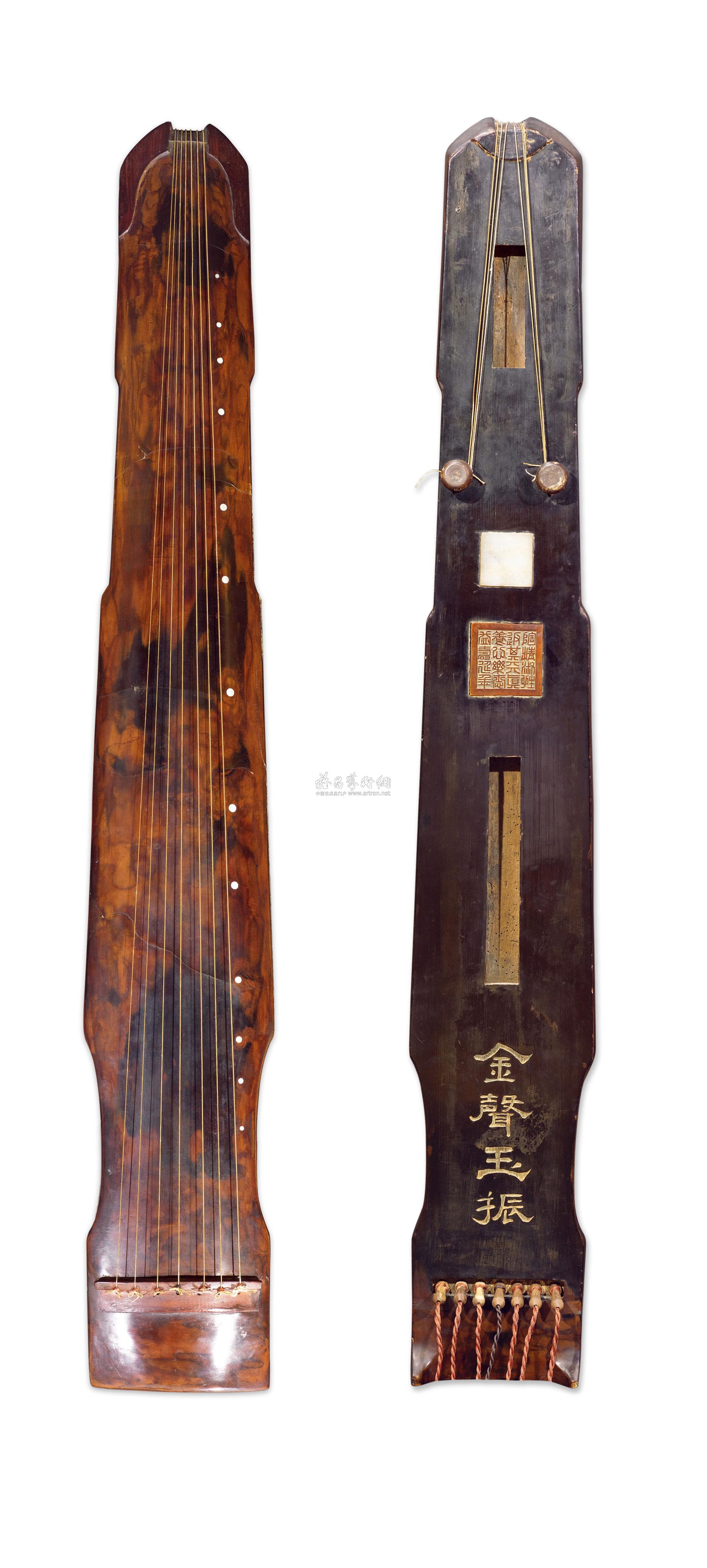 0035清康熙金声玉振仲尼式古琴