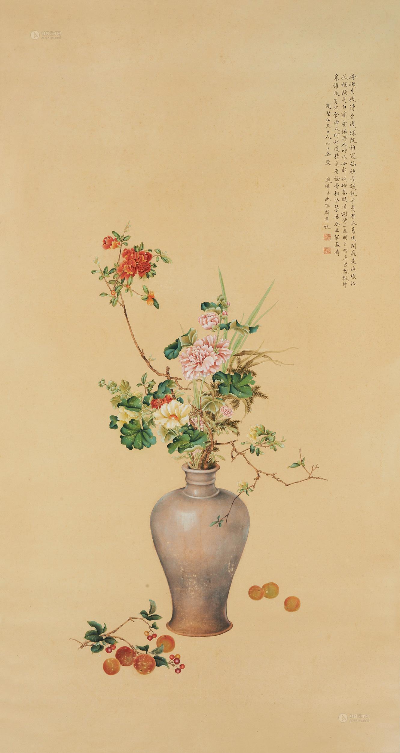 瓶花-中国古代书画专场-雅昌拍卖