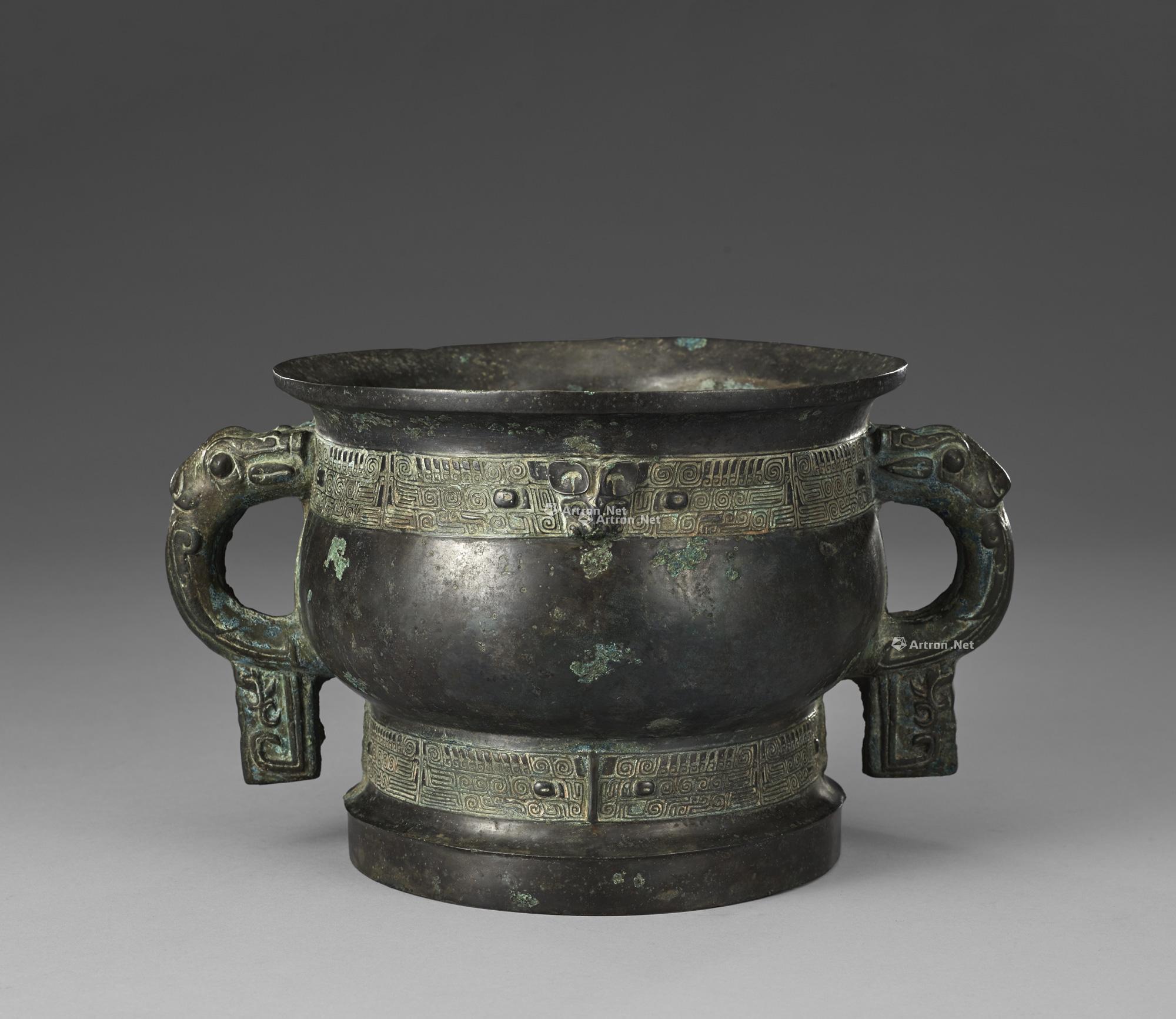 【西周 青铜饕餮纹簋】拍卖品_图片_价格_鉴赏_青铜器_雅昌艺术品拍卖