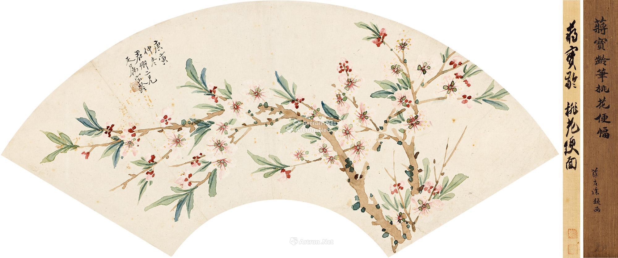 桃花图-中国古代书画-雅昌拍卖