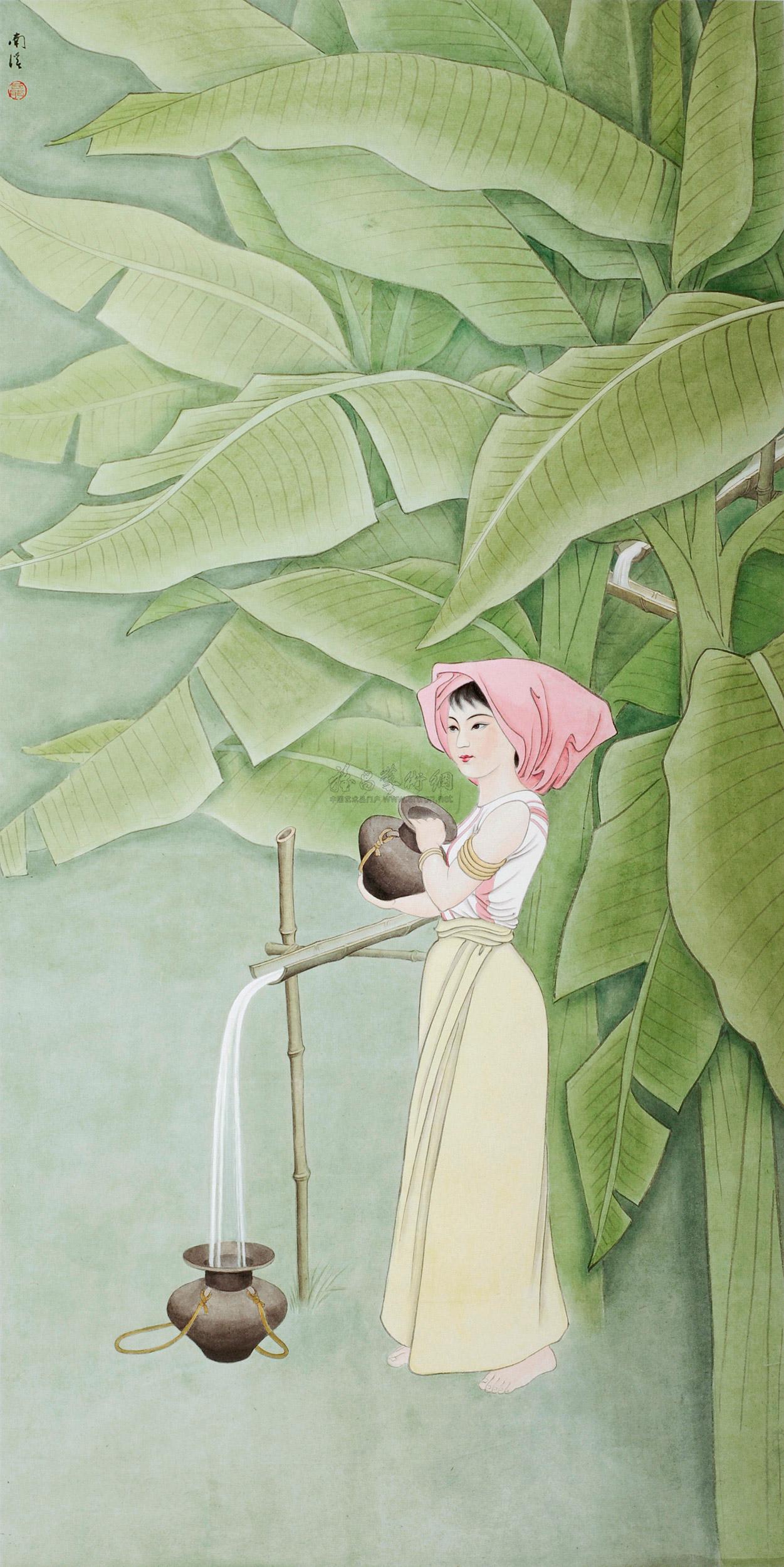 傣族少女-名家书画-雅昌拍卖