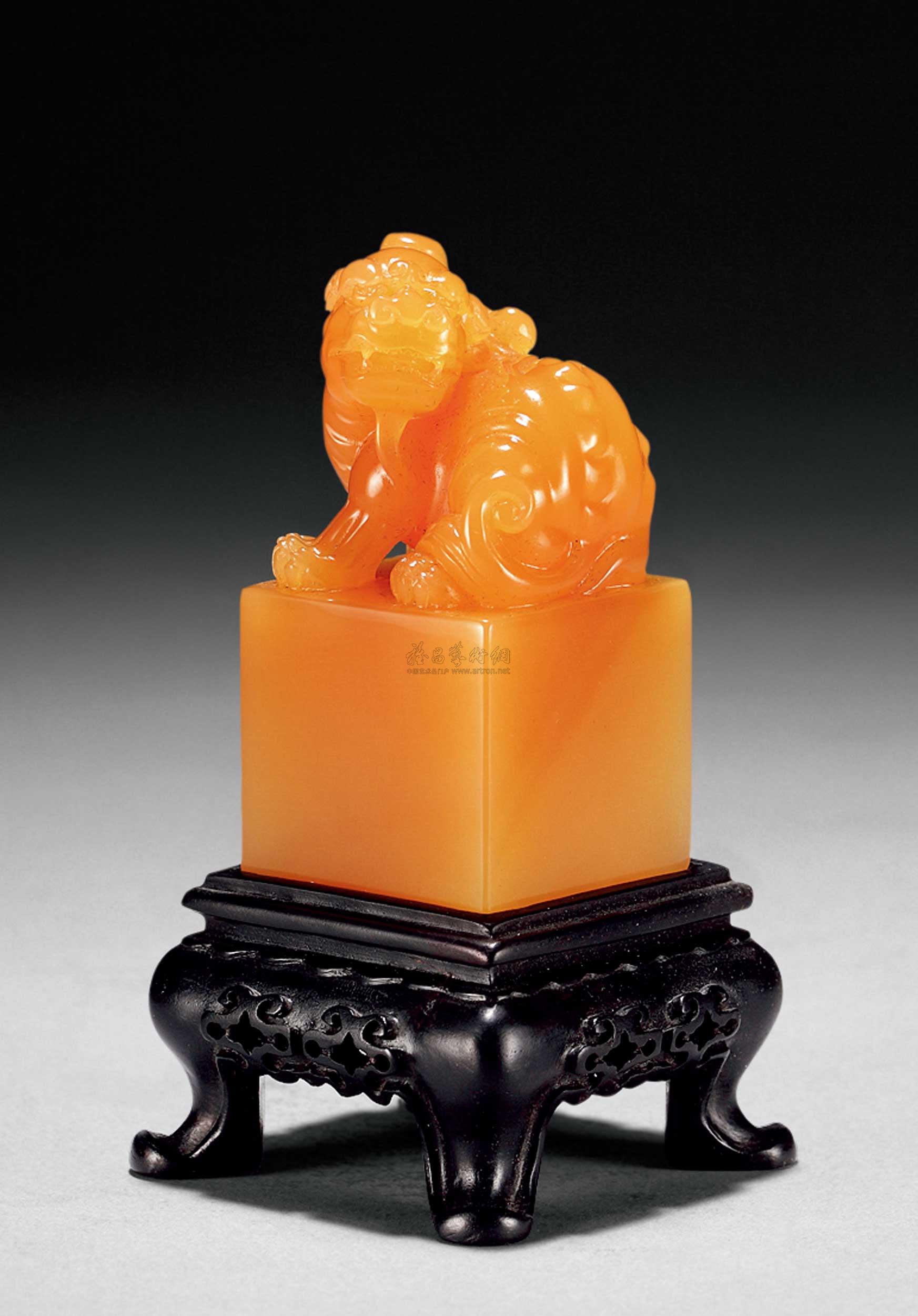 0650 金田黄独角兽方章