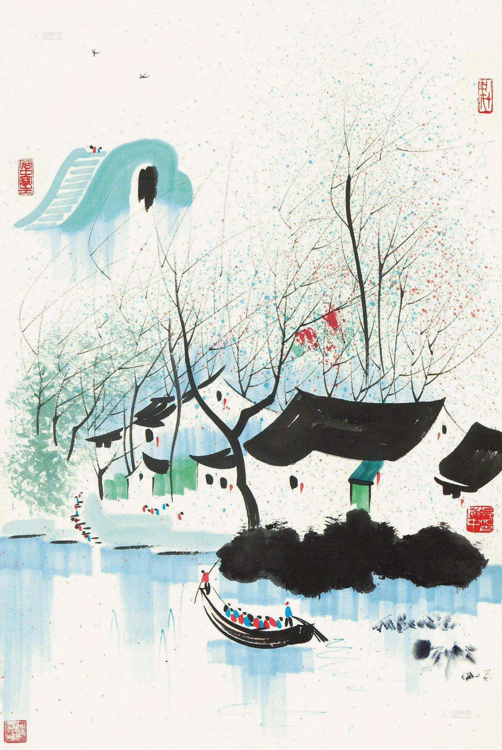 江南水乡-濯古出新 当代书画专场-雅昌拍卖