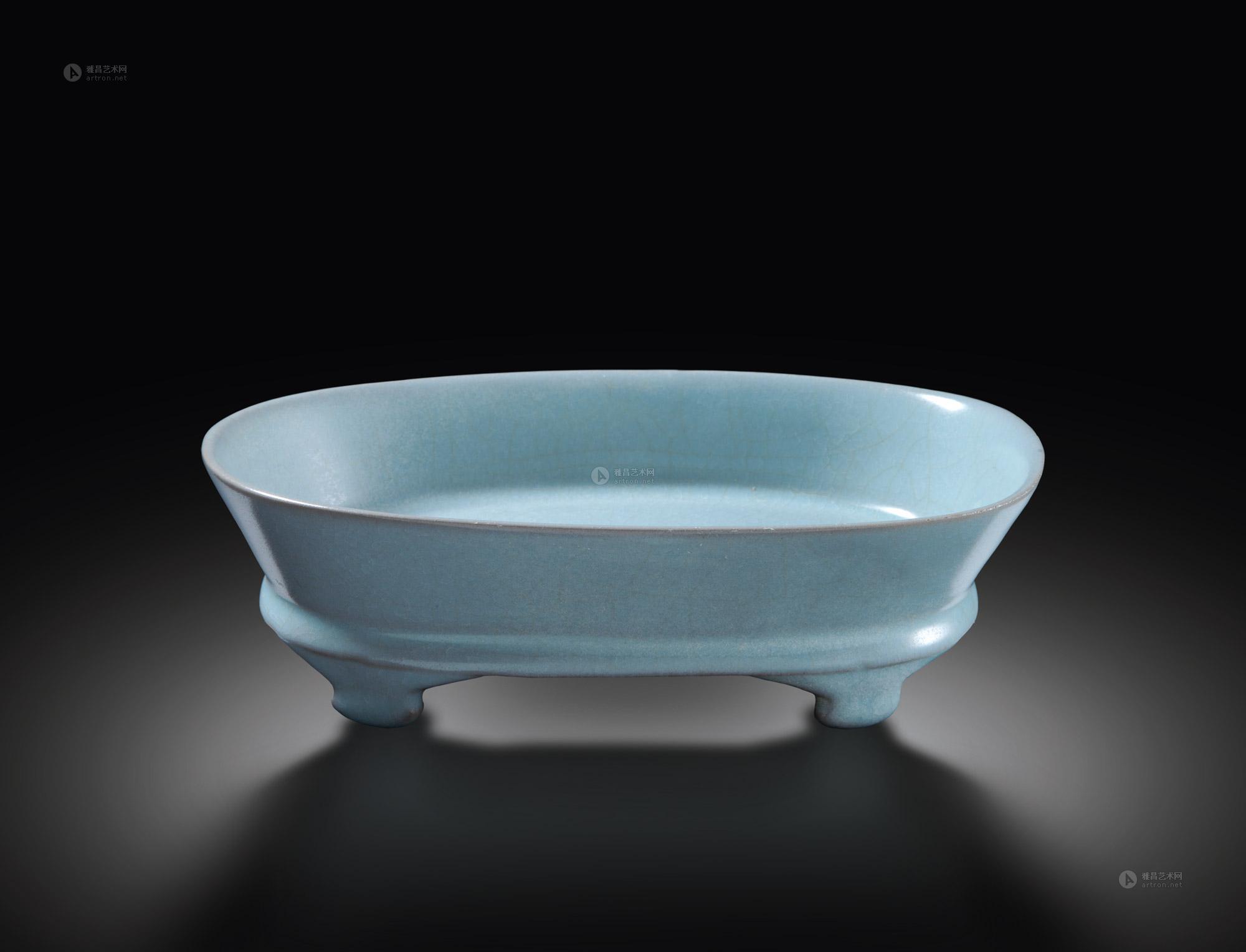 1014宋代汝窑水仙盘