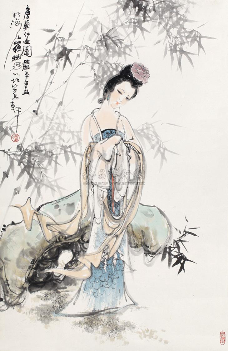 唐朝仕女图-中国书画专场-雅昌拍卖