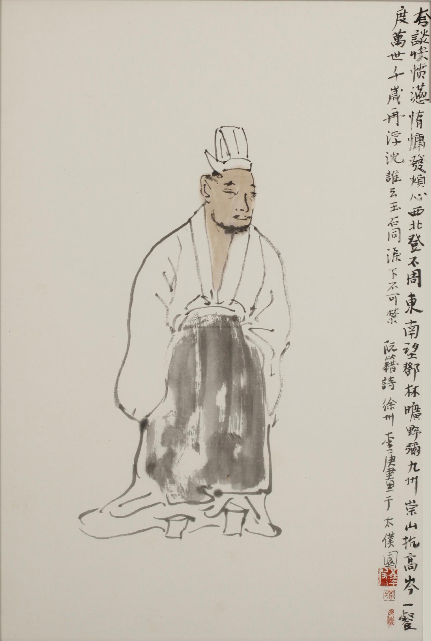 0559 阮籍 镜心 纸本