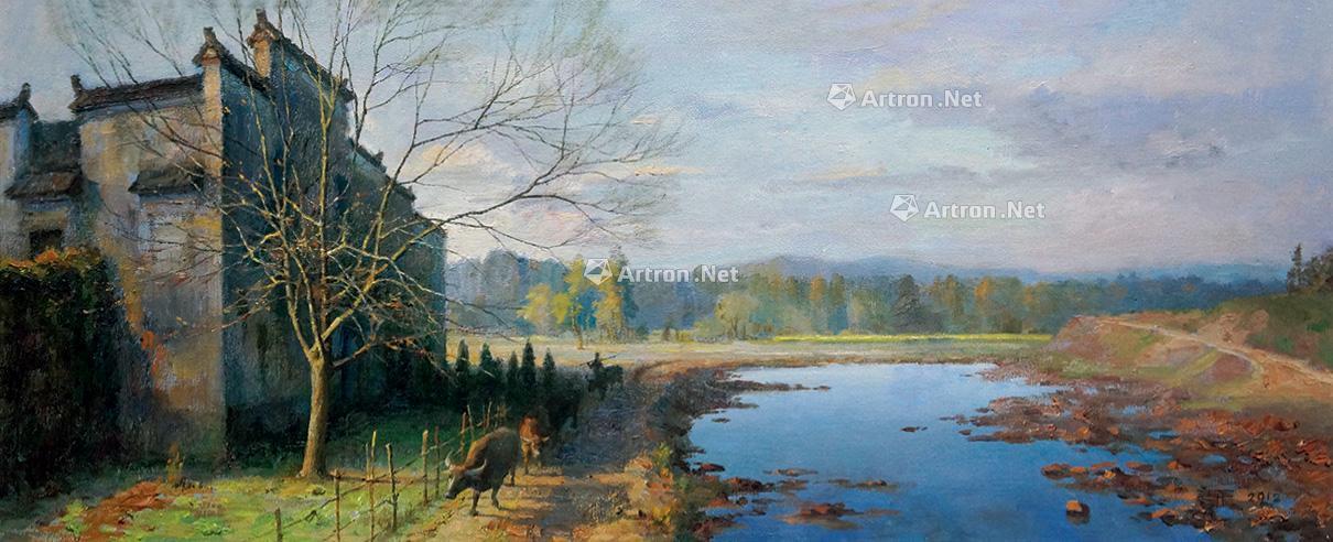 0023归来布面油画