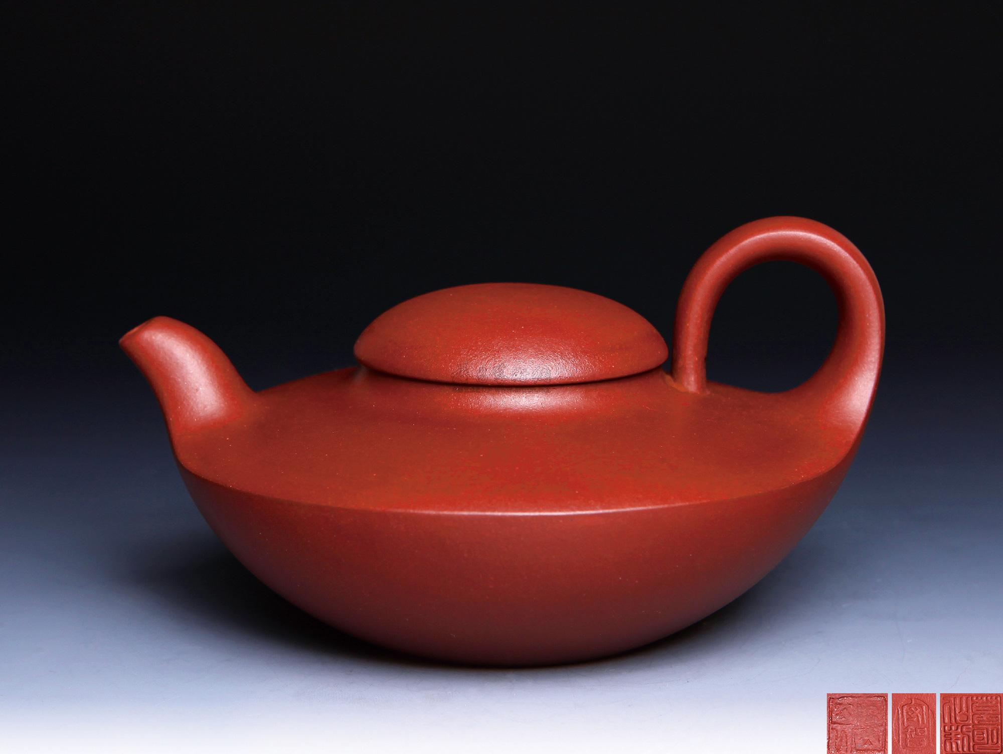 葛明仙 张守智合作 晨曲-壶中天地 紫砂专场-雅昌拍卖