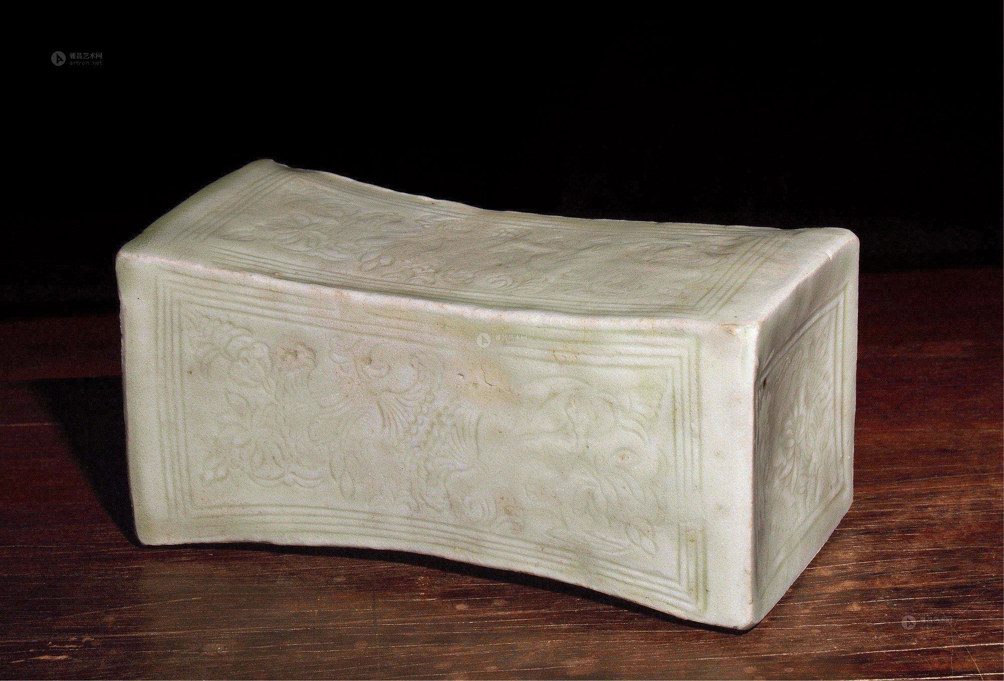 0717 宋 湖田窑青白瓷枕