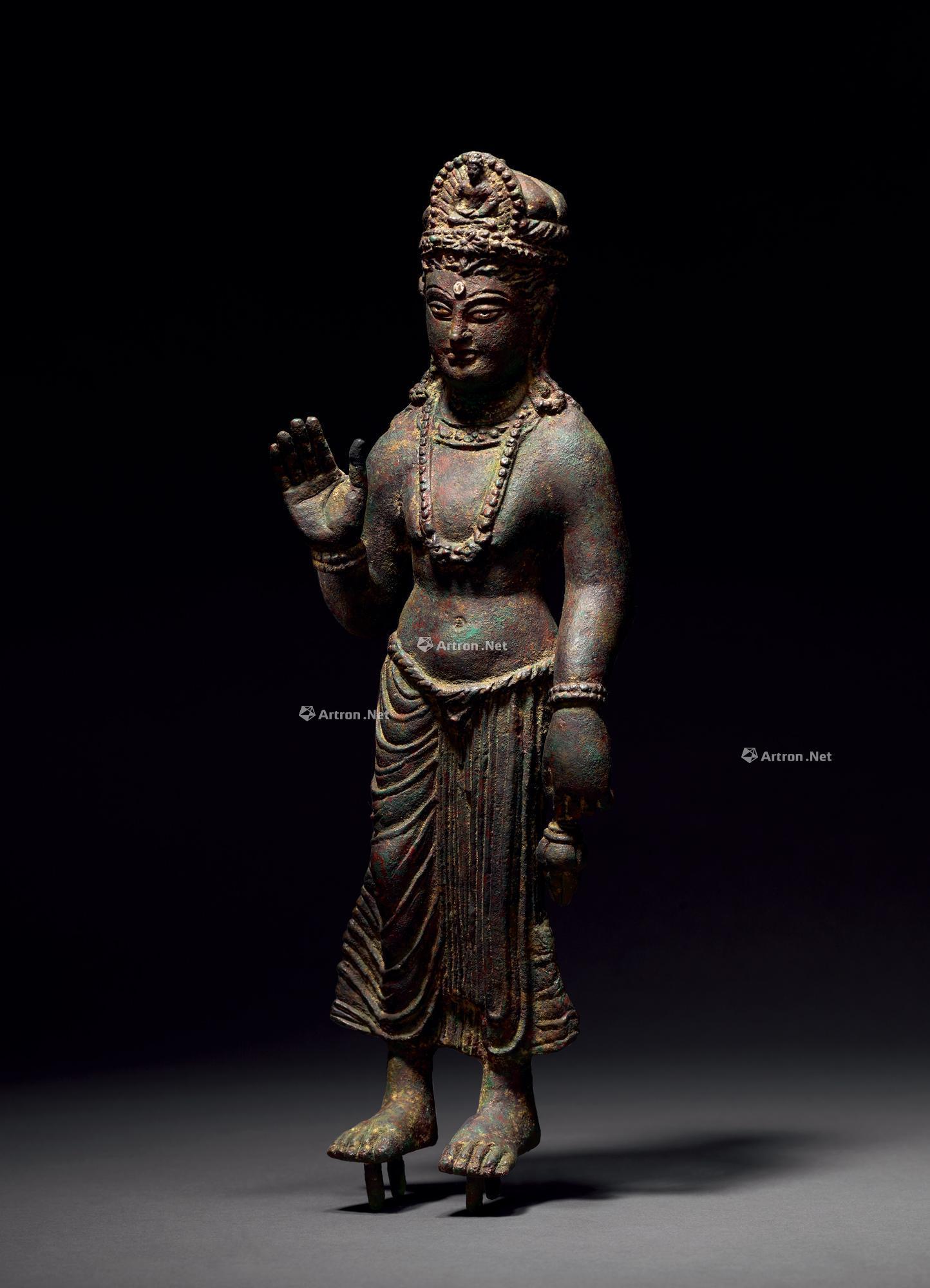 0323 6-7世纪 犍陀罗观音菩萨立像