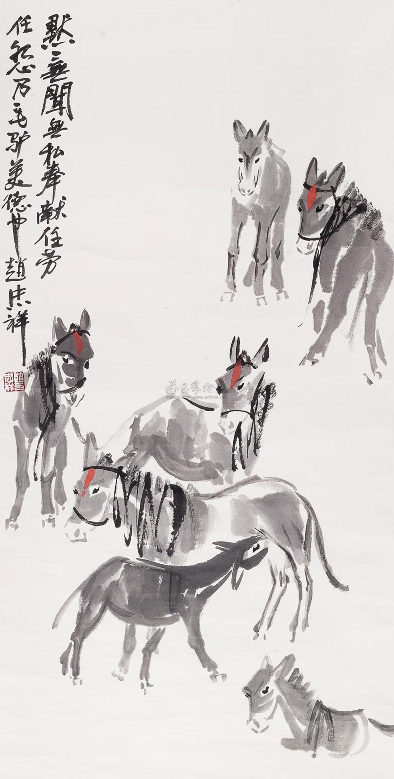 驴-中国书画-雅昌拍卖