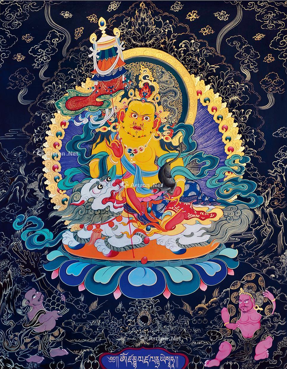 0346现代财宝天王唐卡