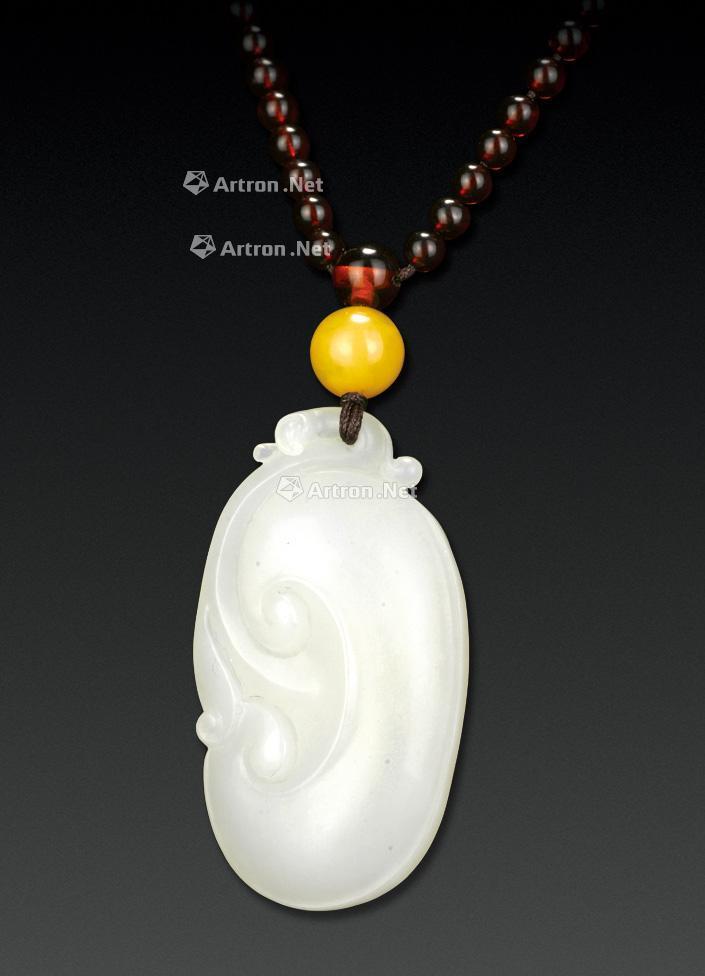 0144白玉事事如意珮一件