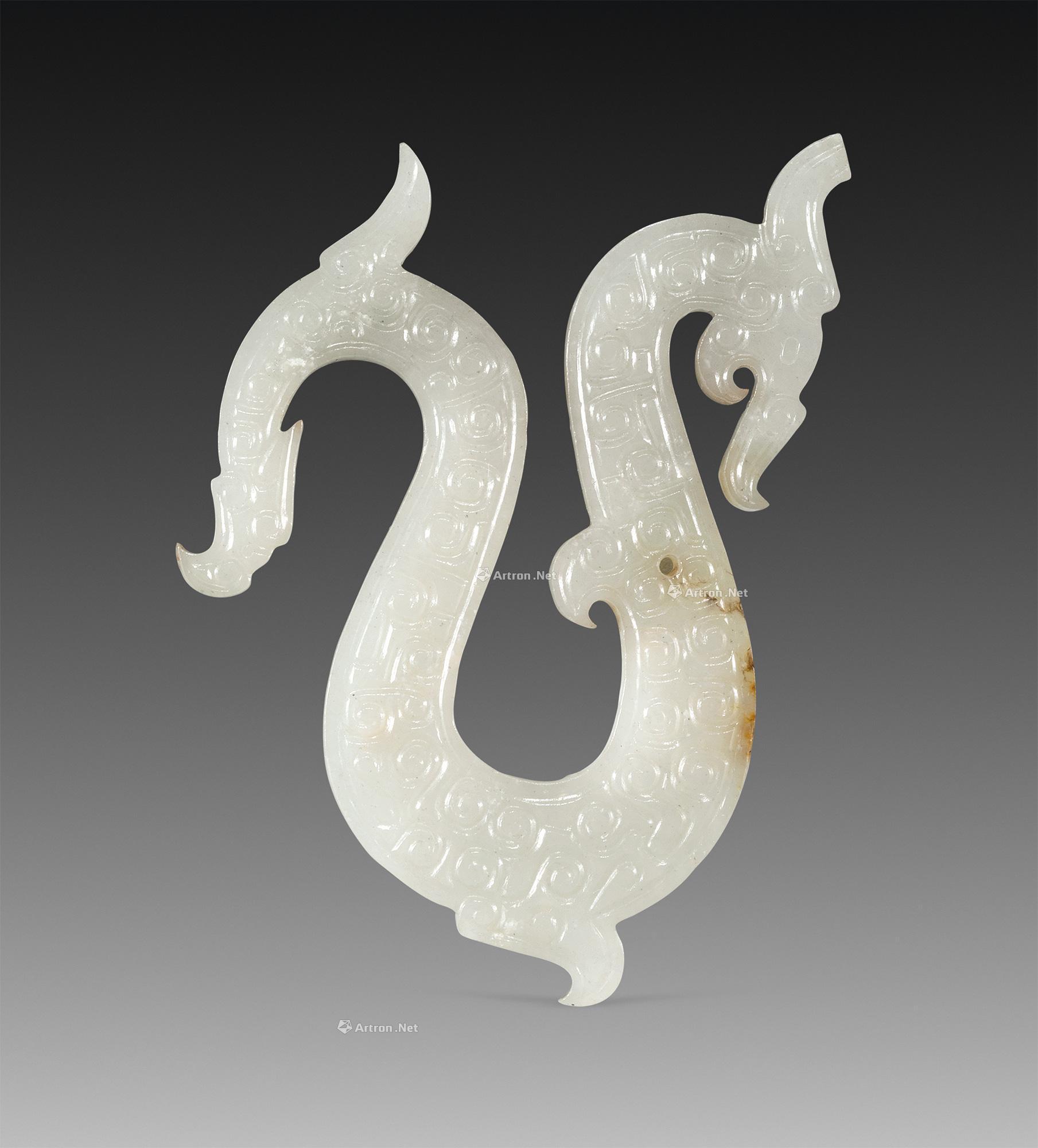 1177战国白玉s型龙